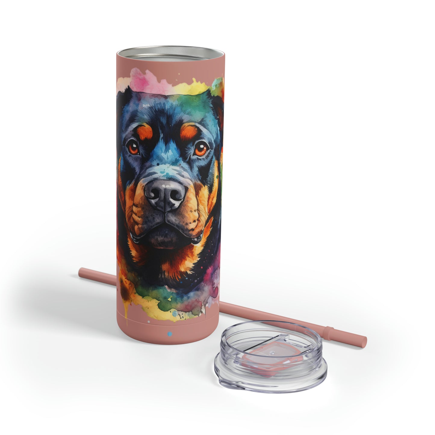 Rottweiler 1 Maars Maker Skinny Matte Tumbler, 20oz