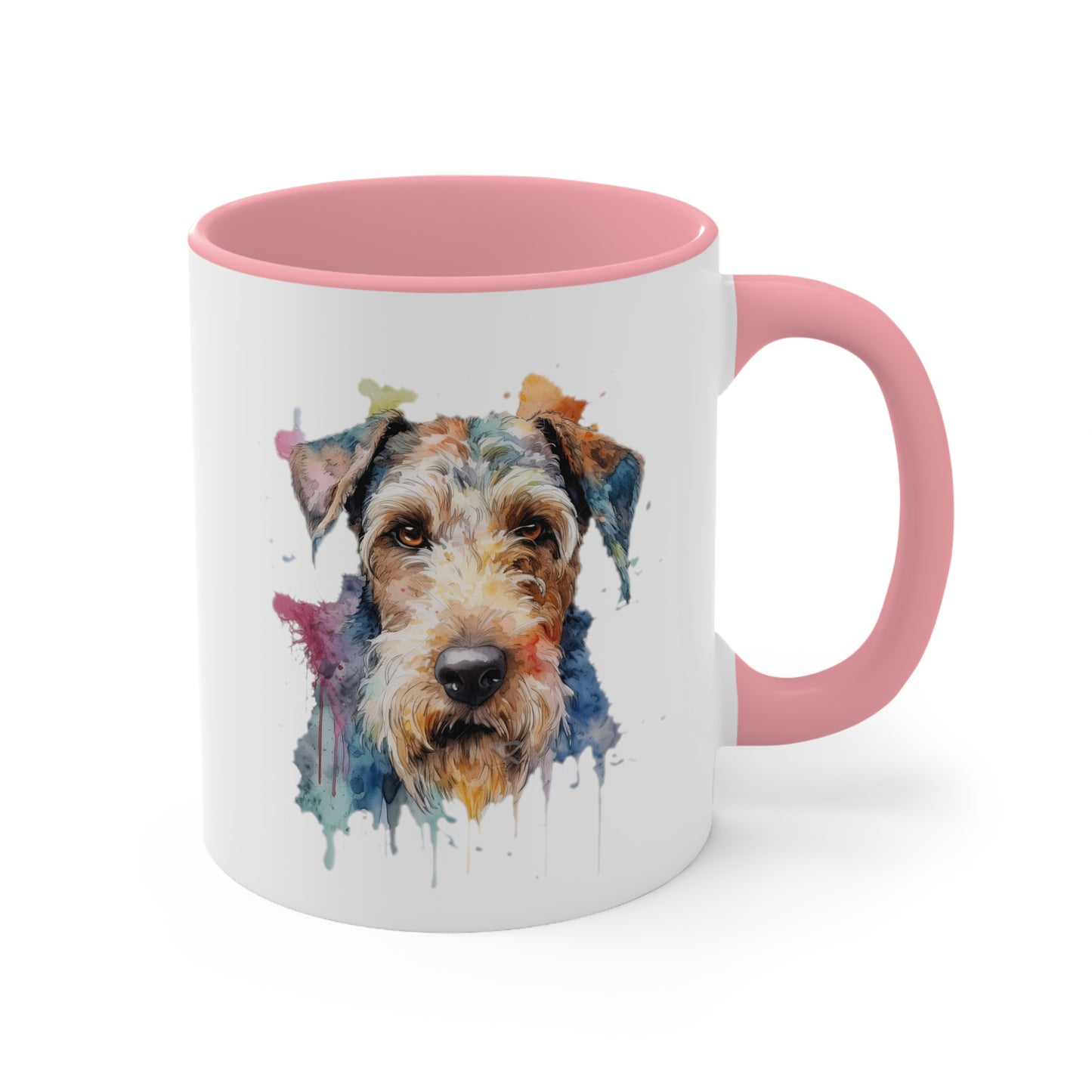 Airedale Terrier 2 Accent Mugs