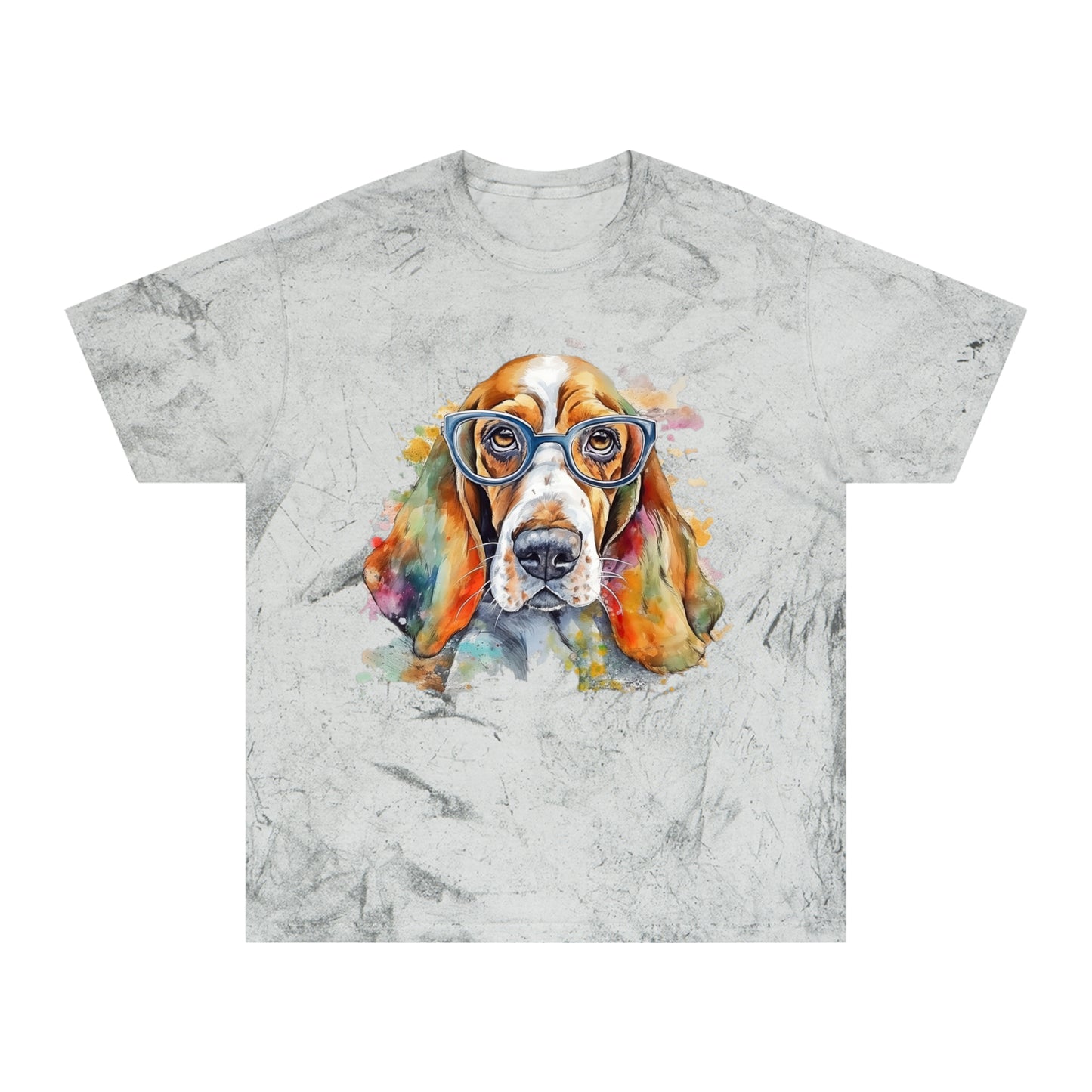 Basset Hound 5 Unisex Color Blast T-Shirt