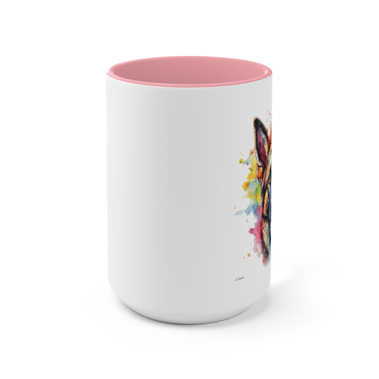 German Sheppard 1 Accent Mugs