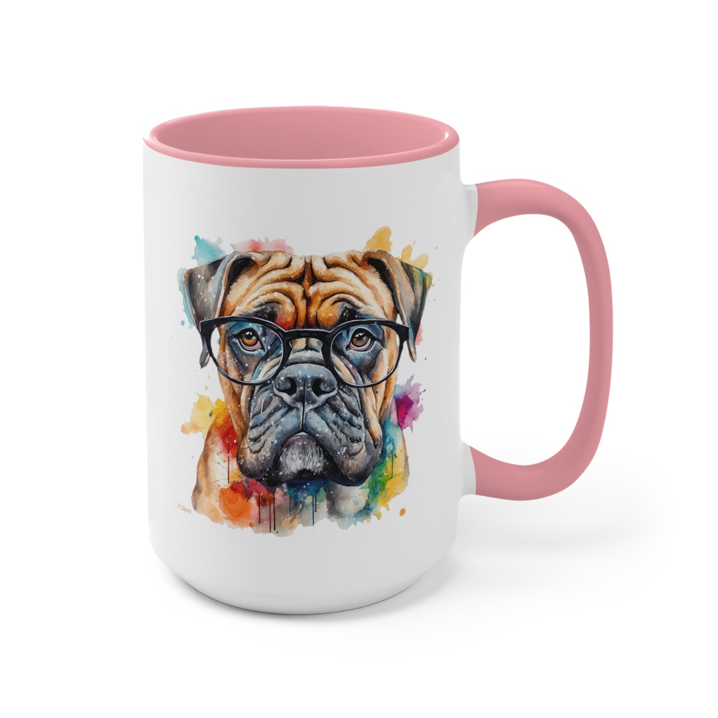Bullmastiff 6 Accent Mugs