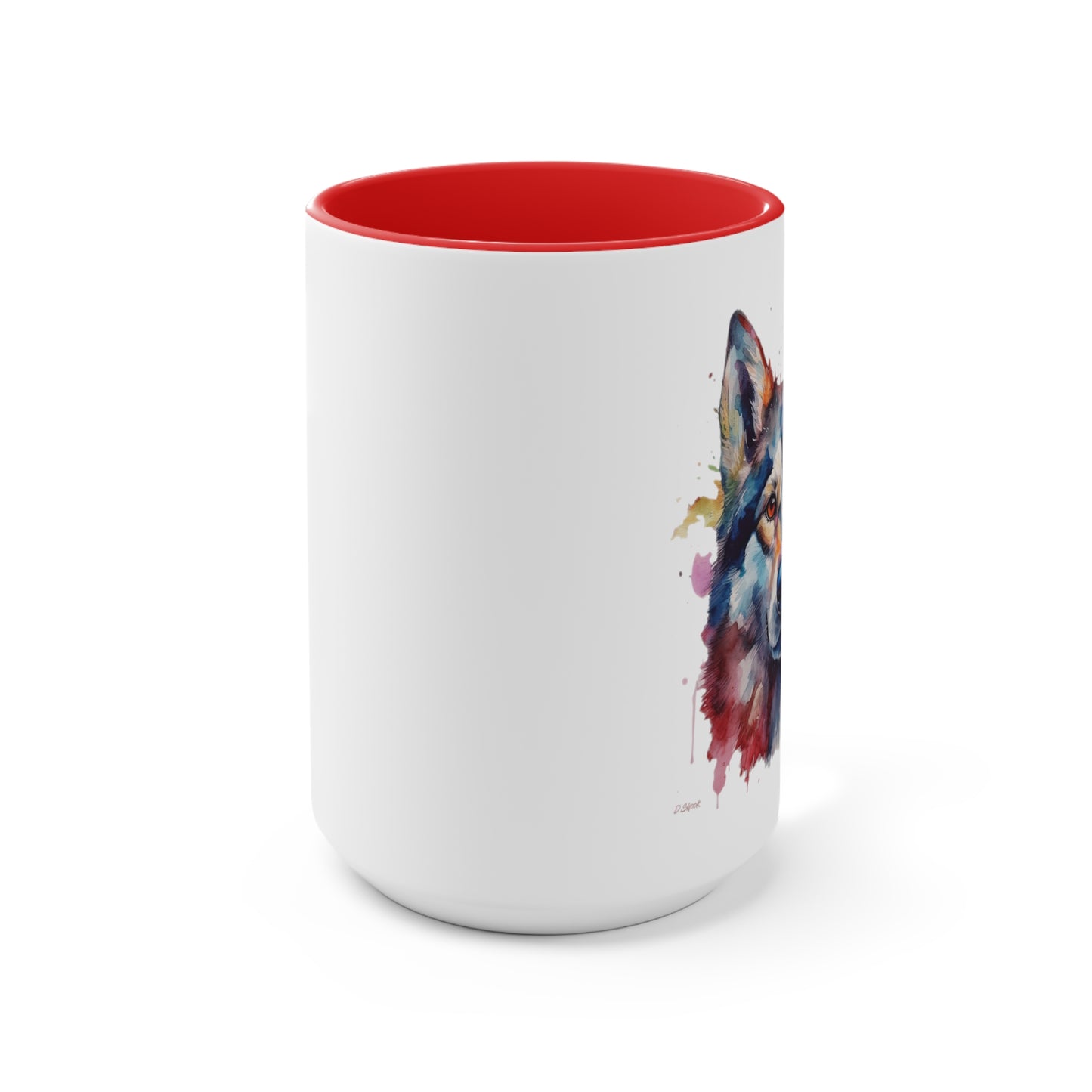 Siberian Husky 4 Accent Mugs