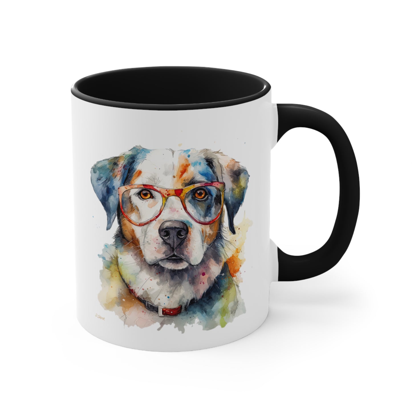 Greater Swiss Mountain Dog 4 Accent Mugs