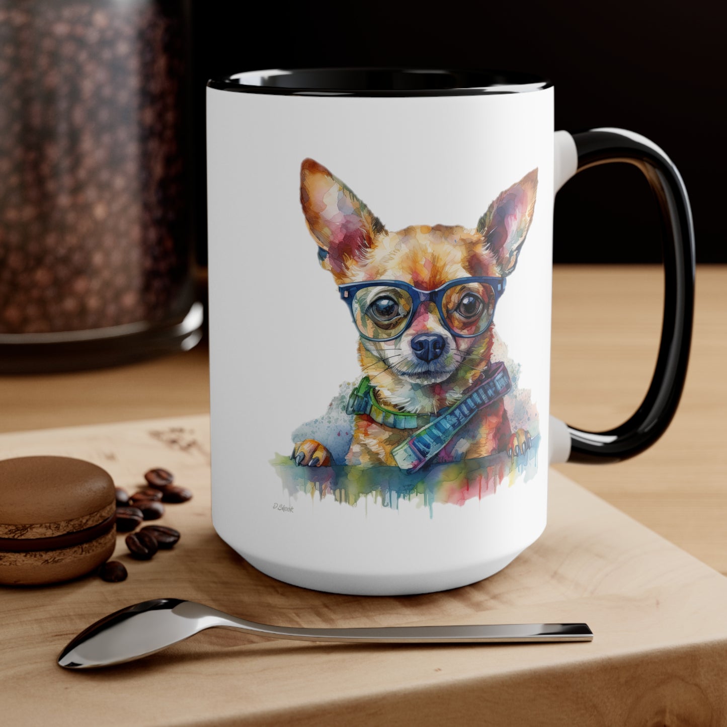Chihuahua 4 Accent Mugs