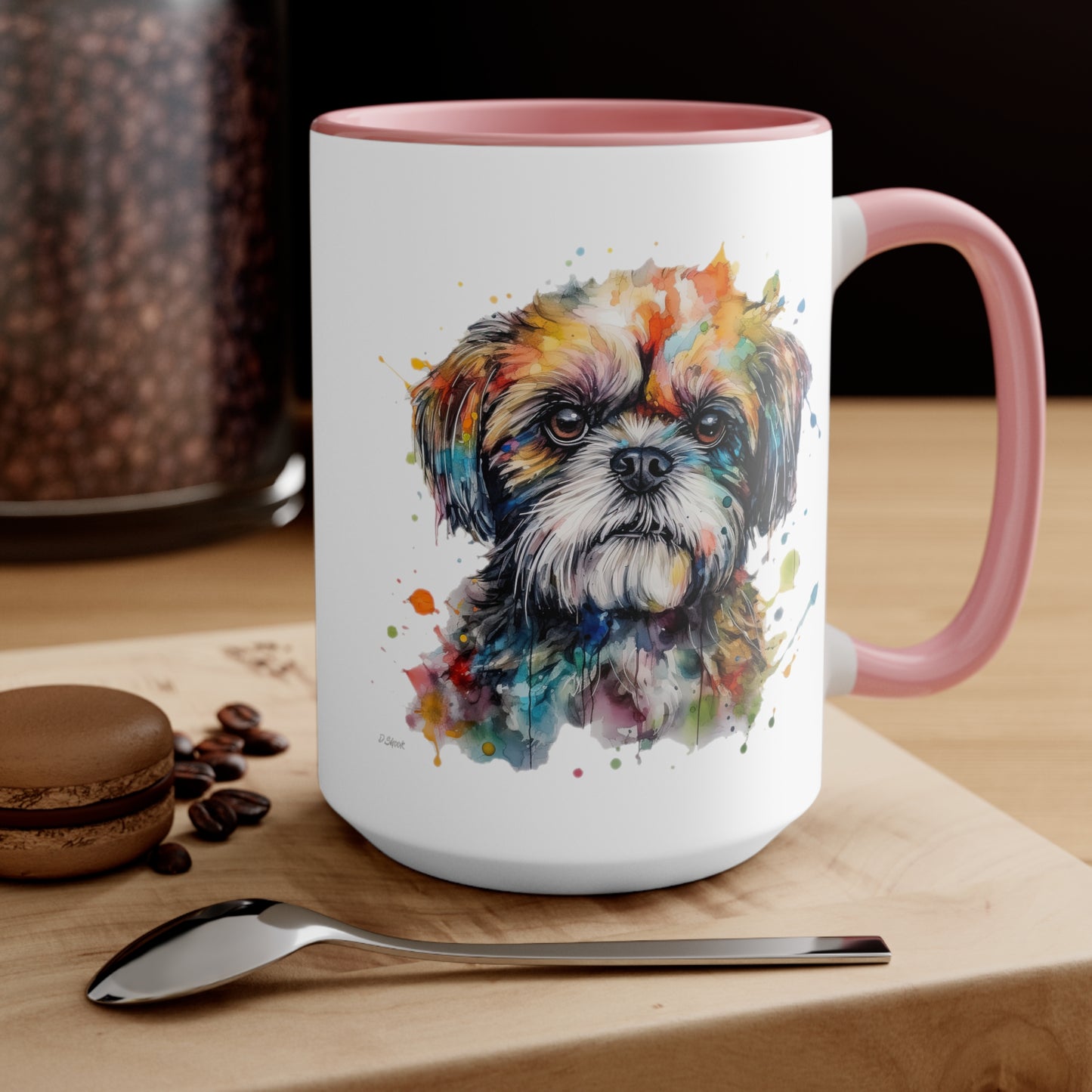 Shih Tzu 2 Accent Mugs