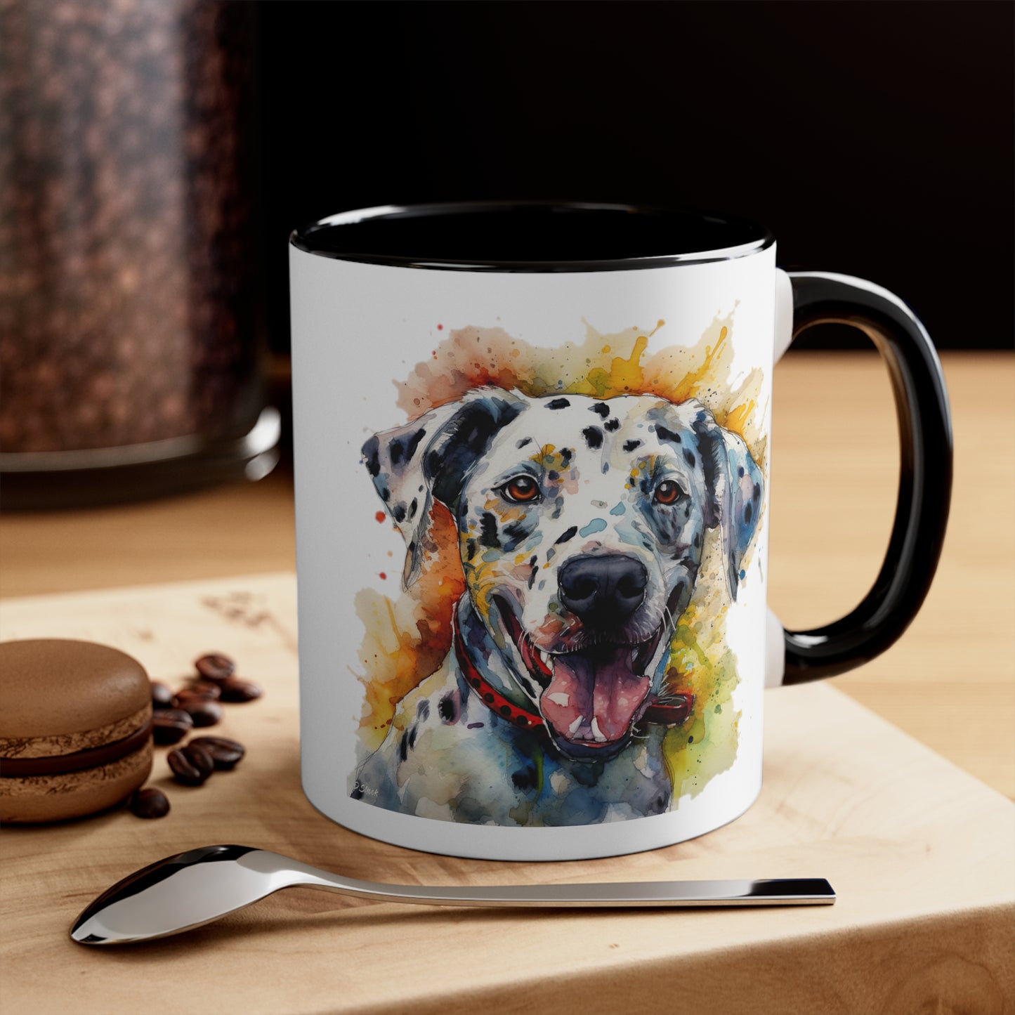 Dalmatian 2 Accent Mugs