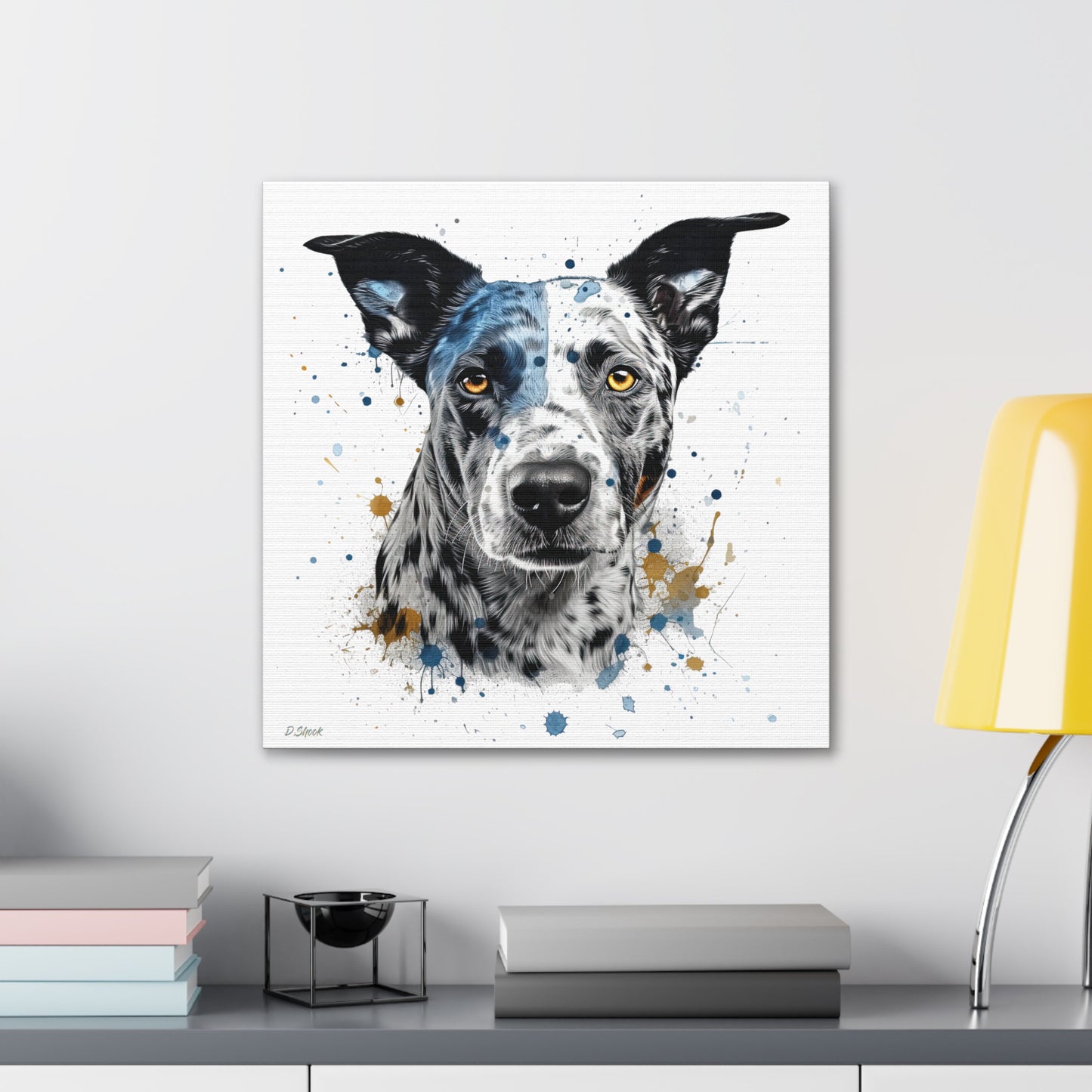 Blue Heeler 4 Canvas Gallery Wraps