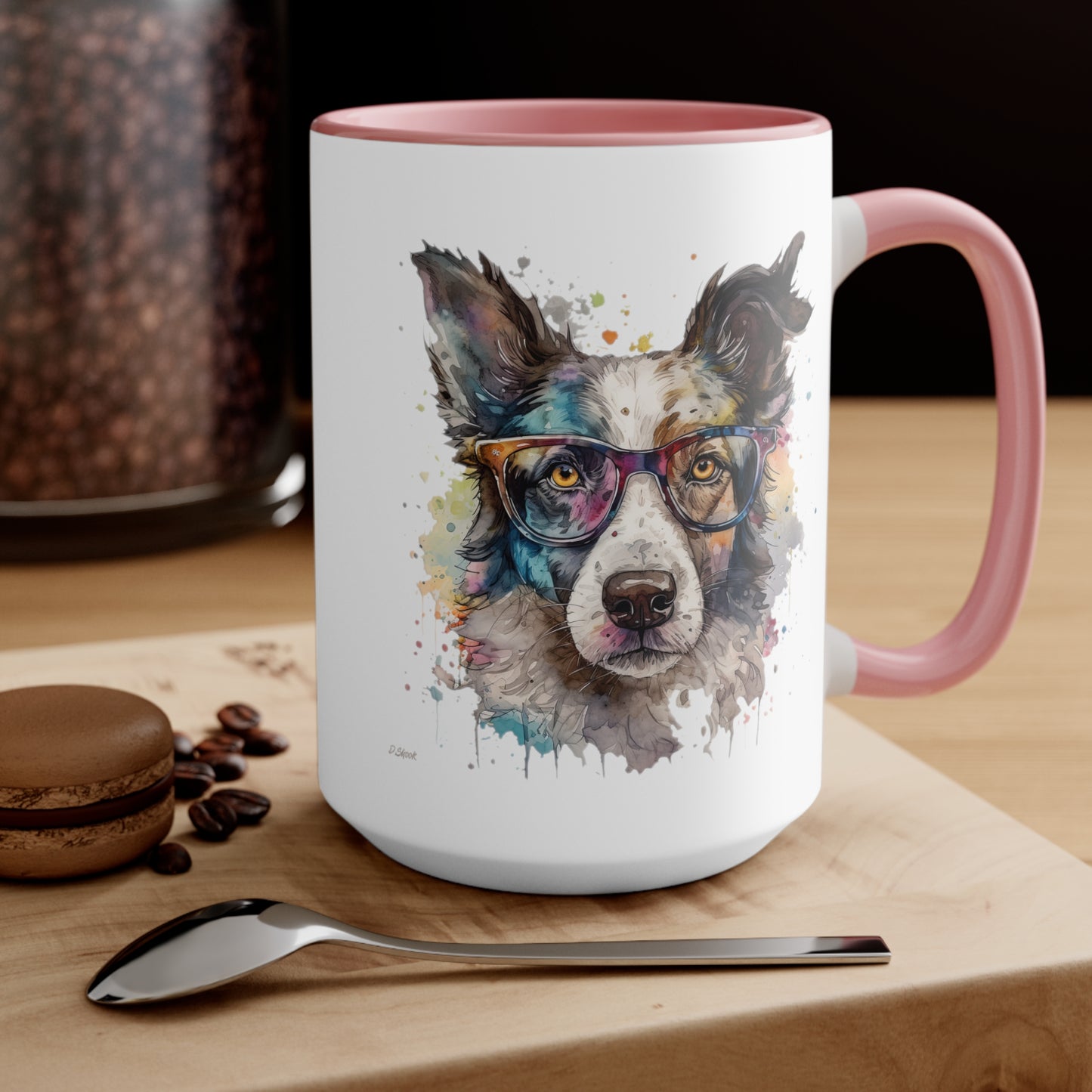 Border Collie 7 Accent Mugs