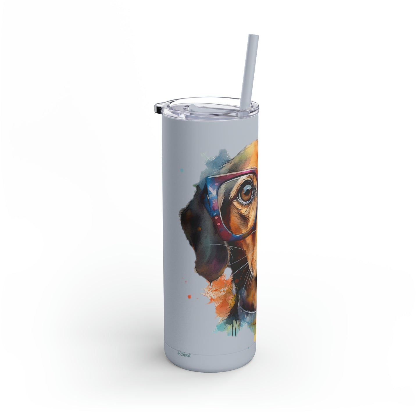 Dachshund 7 Maars Maker Skinny Matte Tumbler, 20oz