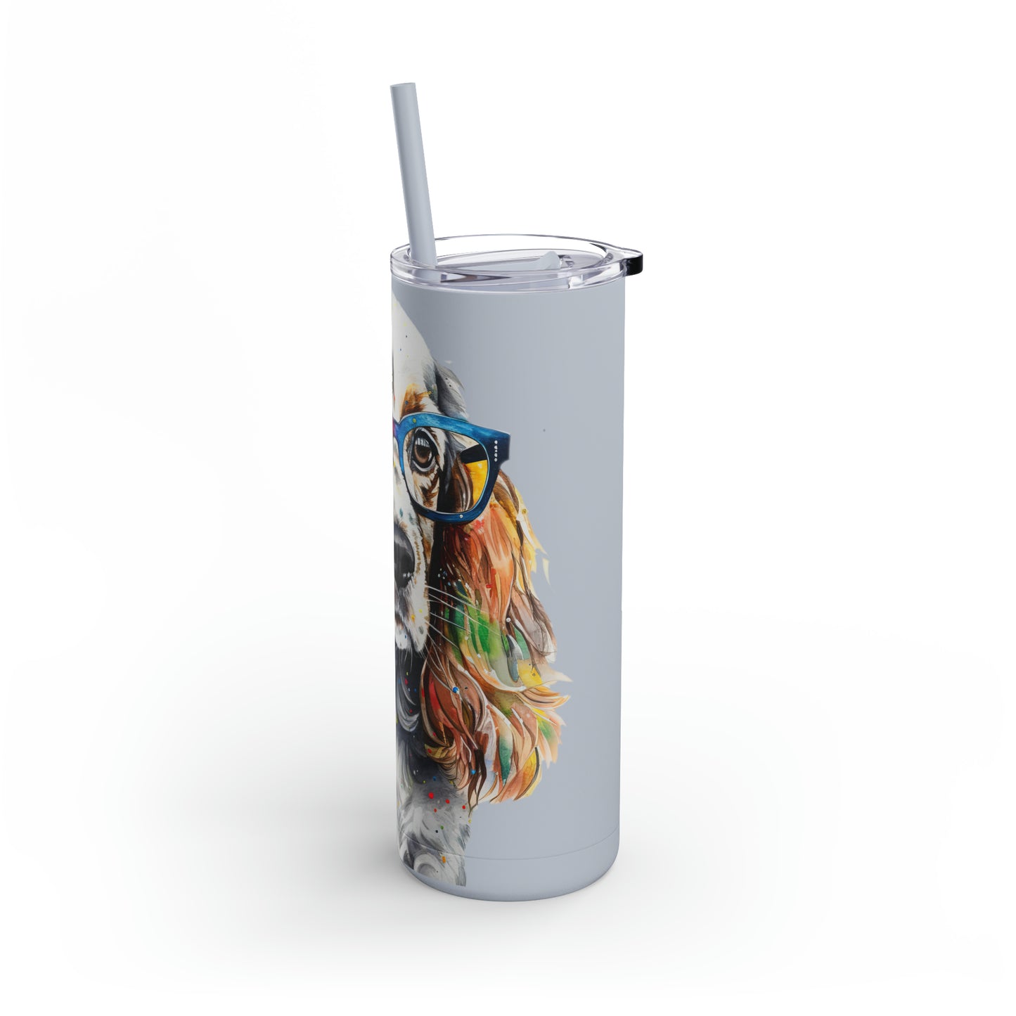 English Cocker Spaniel 6 Maars Maker Skinny Matte Tumbler, 20oz