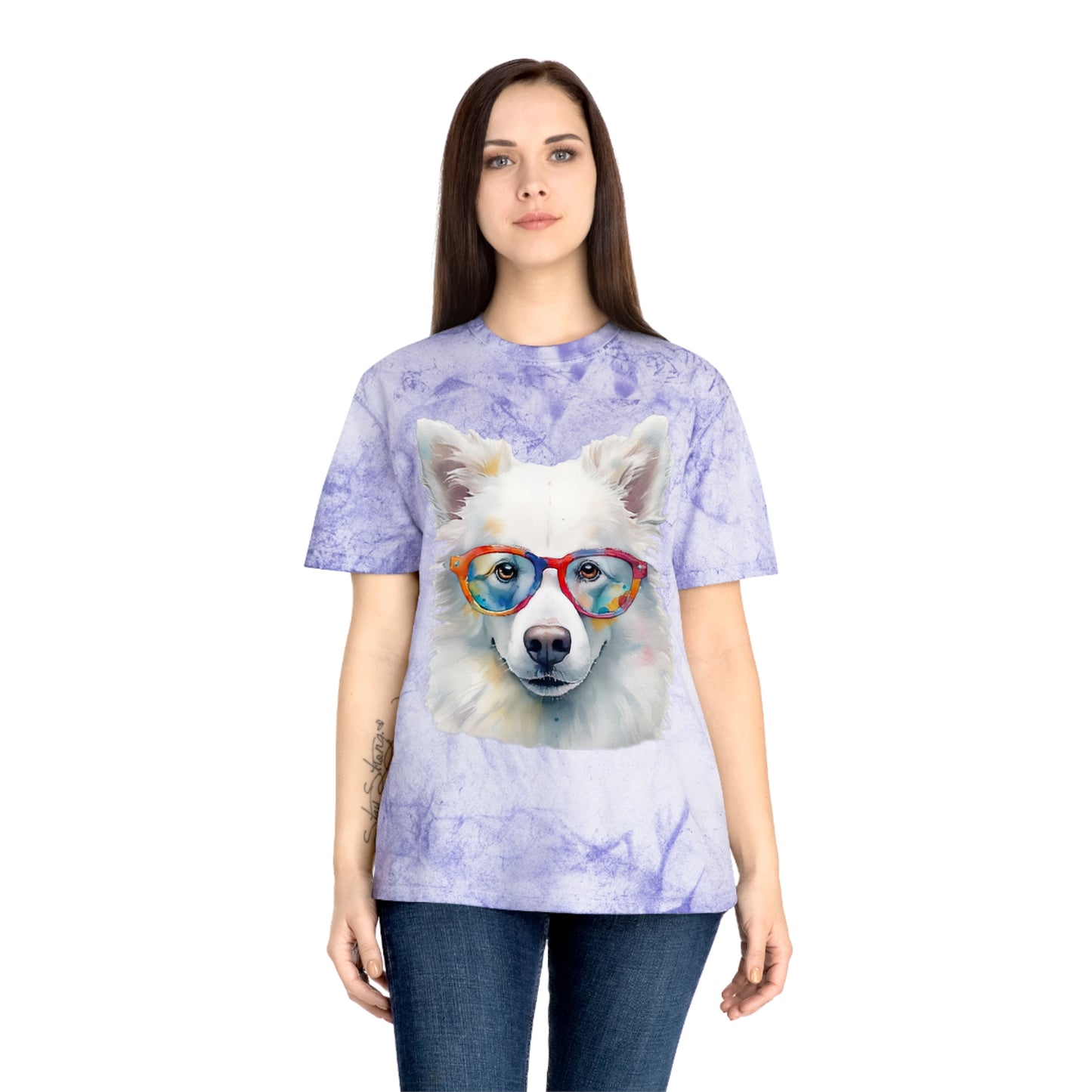 American Eskimo Dog 5 Unisex Color Blast T-Shirt