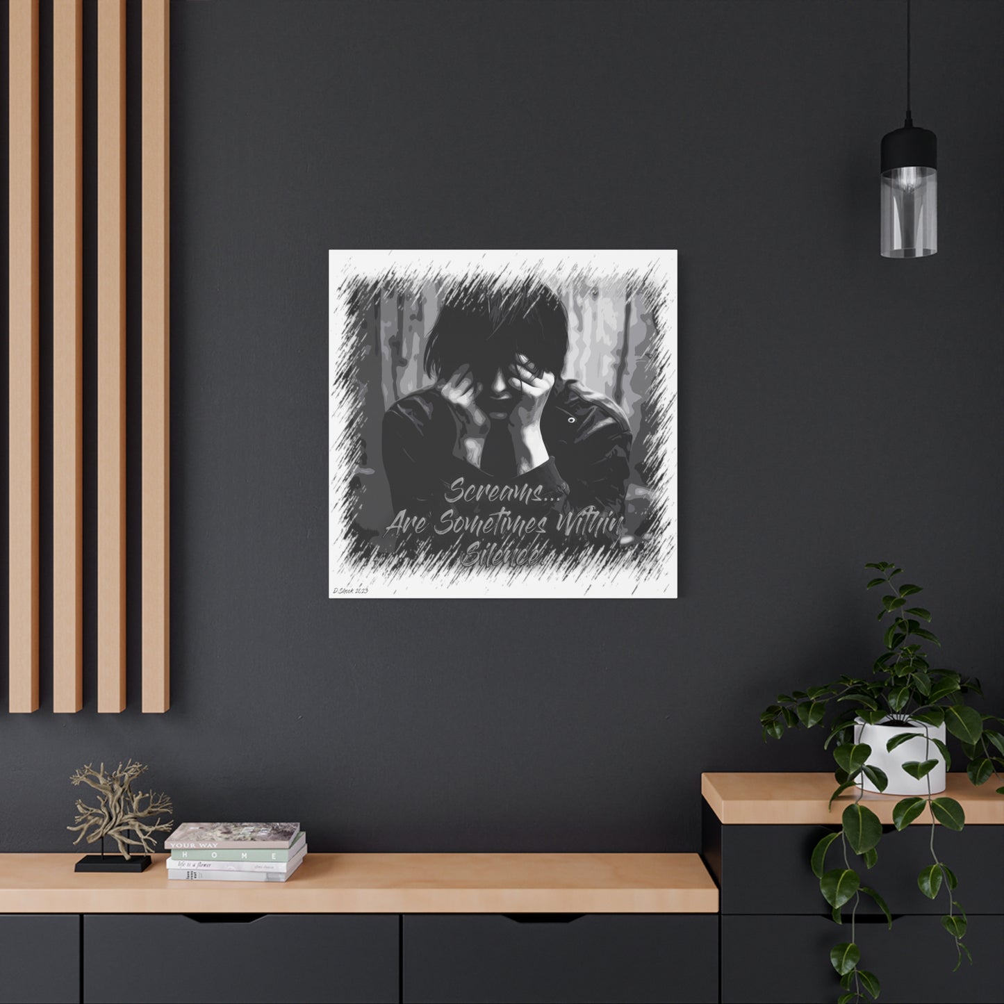 Screams: Matte Canvas, Stretched, 1.25"