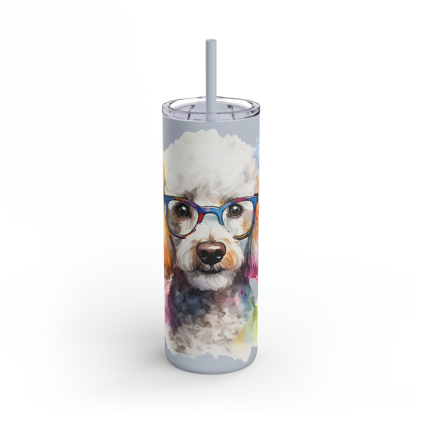 Poodle 10 Maars Maker Skinny Matte Tumbler, 20oz