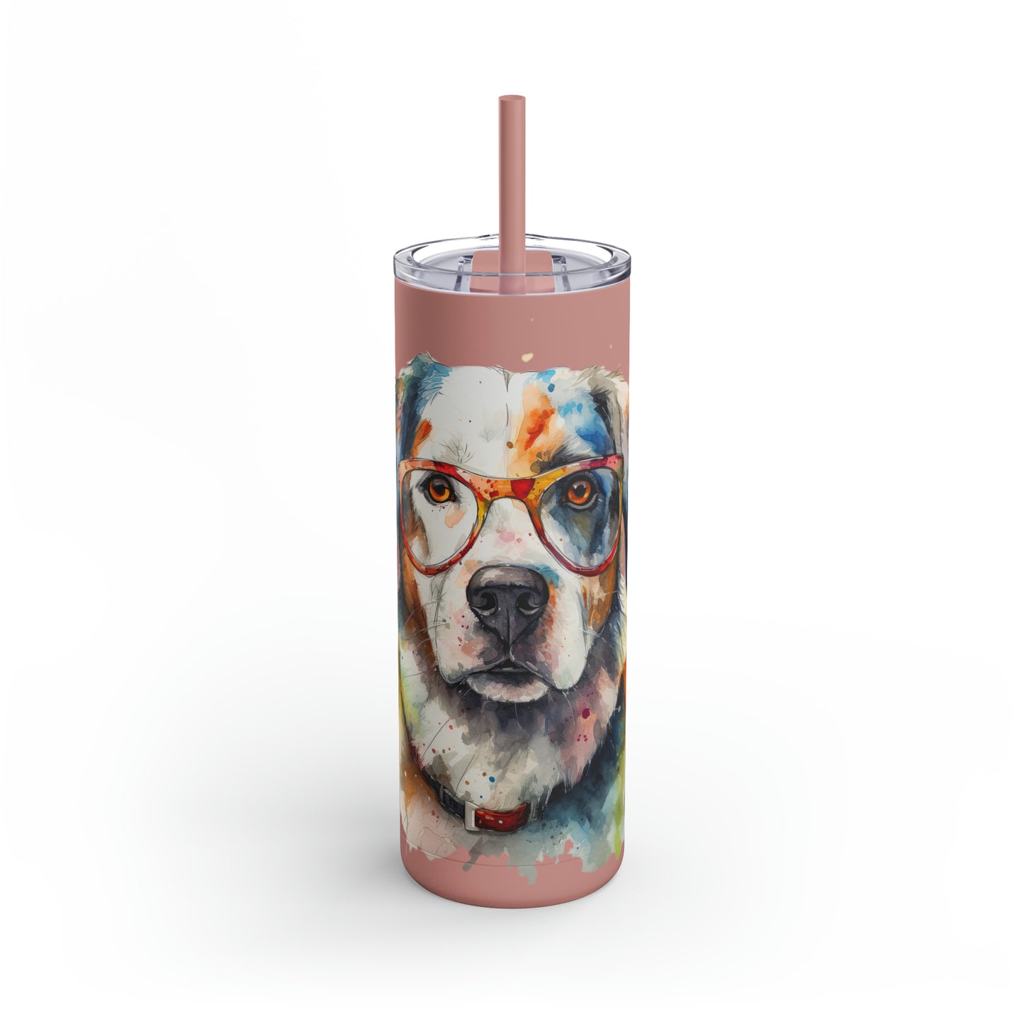 Greater Swiss Mountain Dog 4 Maars Maker Skinny Matte Tumbler, 20oz
