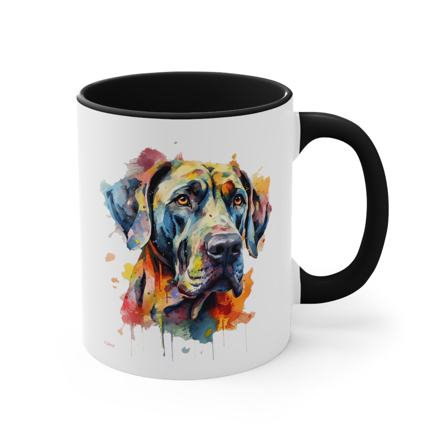 Great Dane 3 Accent Mugs