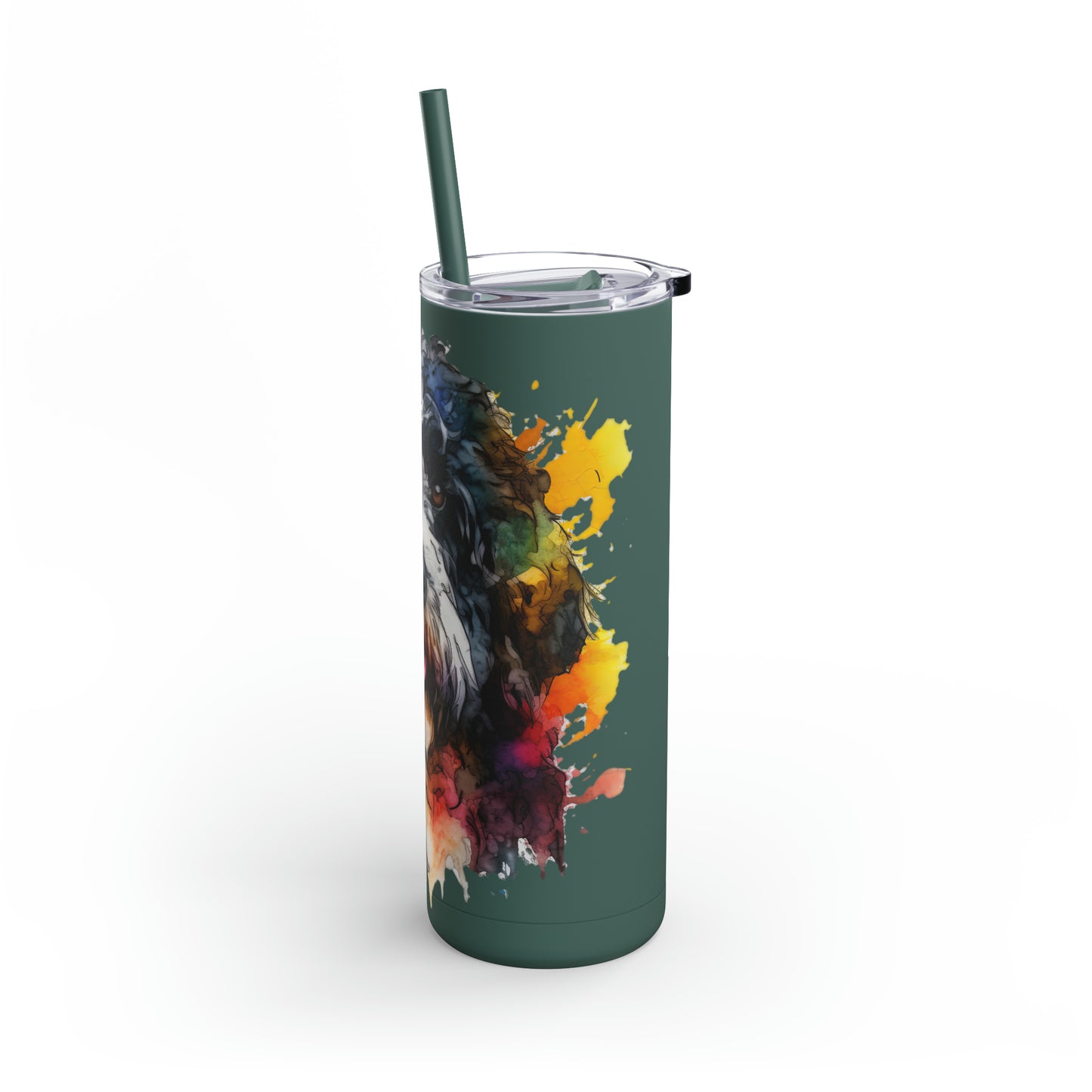 Portuguese Water Dog 2 Maars Maker Skinny Matte Tumbler, 20oz