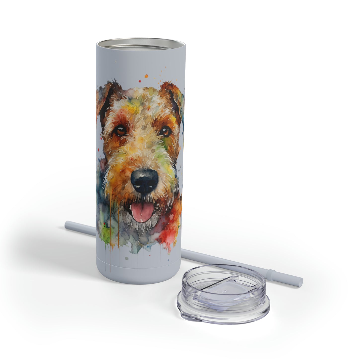 Airedale Terrier 1 Maars Maker Skinny Matte Tumbler, 20oz