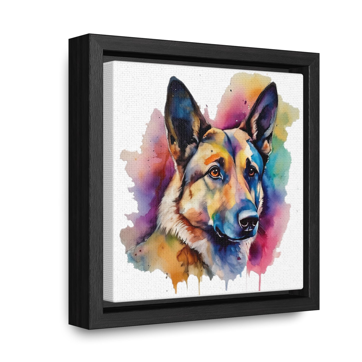 German Sheppard 3B Gallery Canvas Wraps, Square Frame