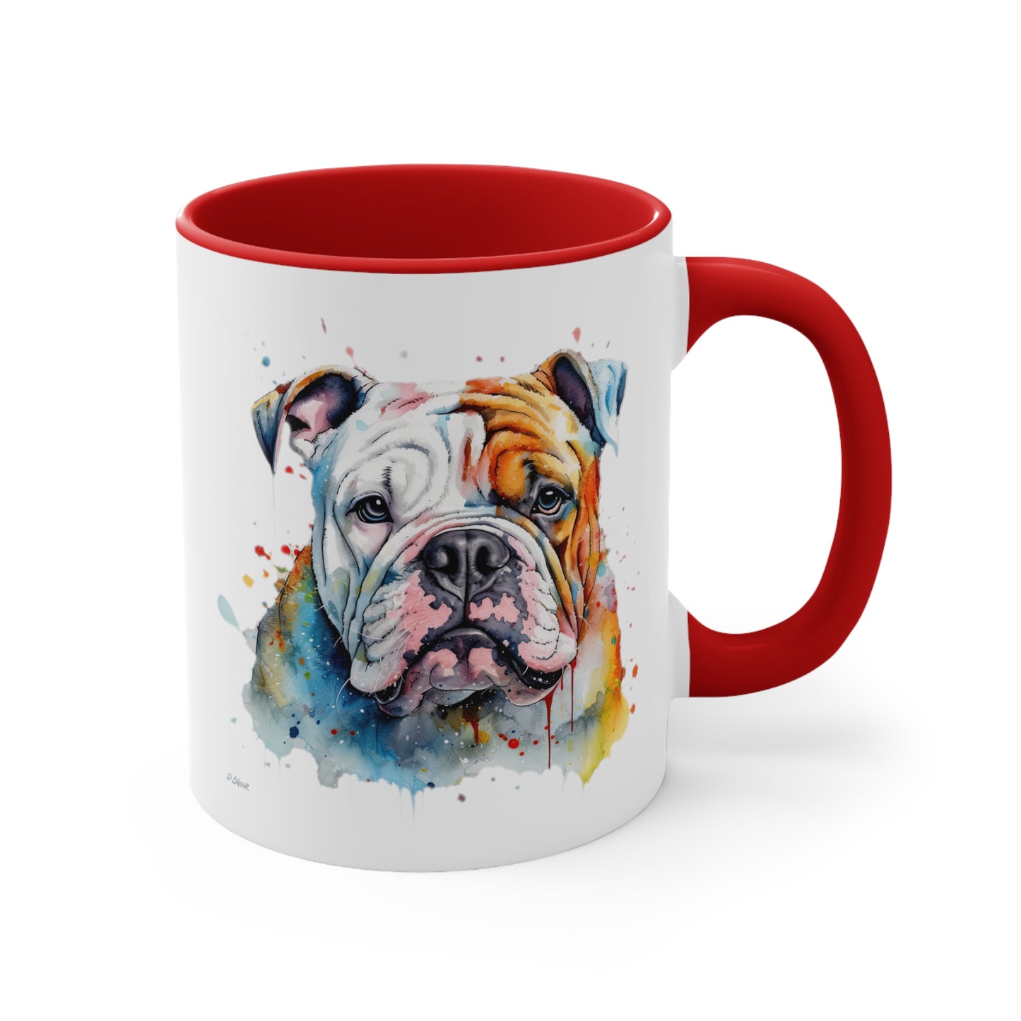 Bulldog 3 Accent Mugs