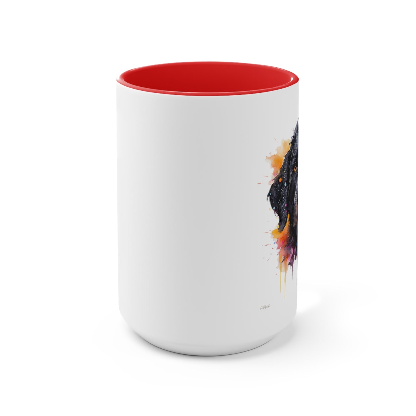 Portuguese Water Dog 5 Accent Mugs
