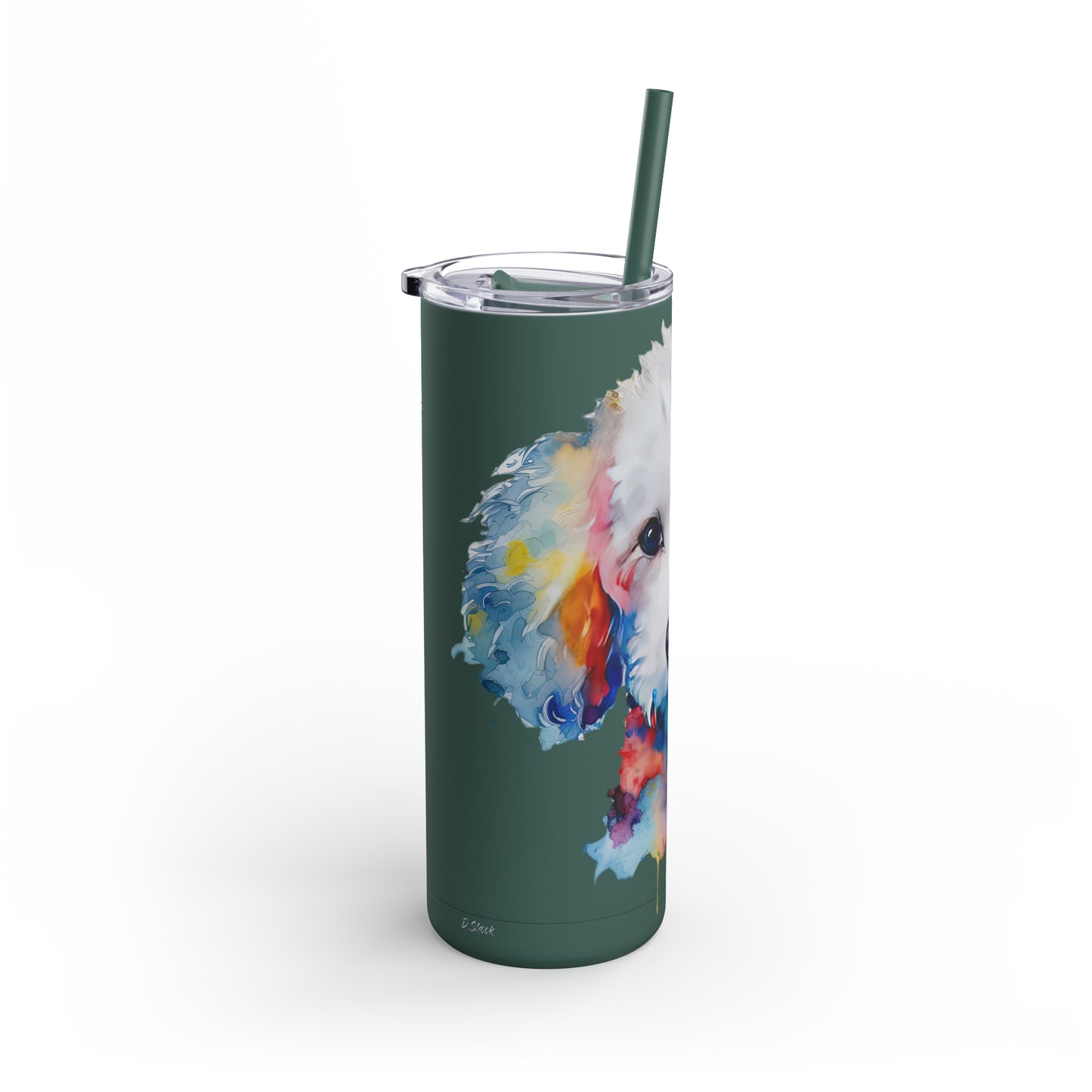 Poodle 8 Maars Maker Skinny Matte Tumbler, 20oz