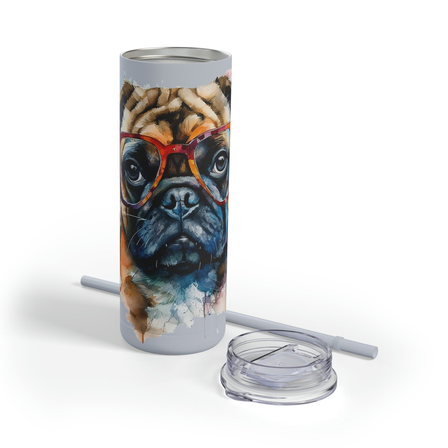 Pug 6 Maars Maker Skinny Matte Tumbler, 20oz