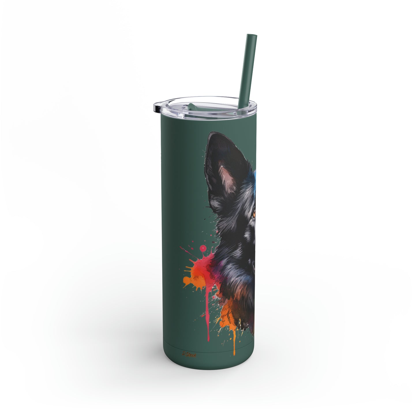 German Sheppard 22 Maars Maker Skinny Matte Tumbler, 20oz