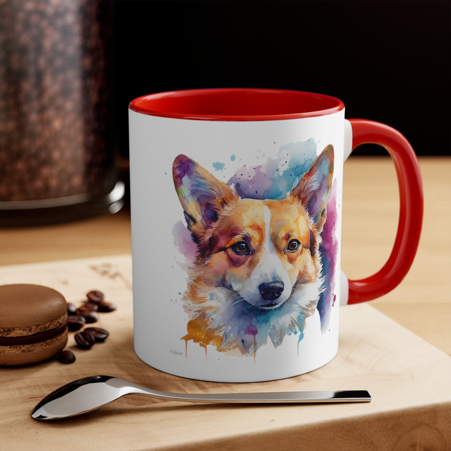 Pembroke Welsh Corgi 3 Accent Mugs