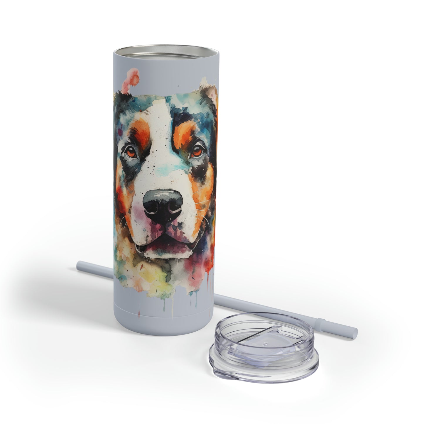 Greater Swiss Mountain Dog 2 Maars Maker Skinny Matte Tumbler, 20oz
