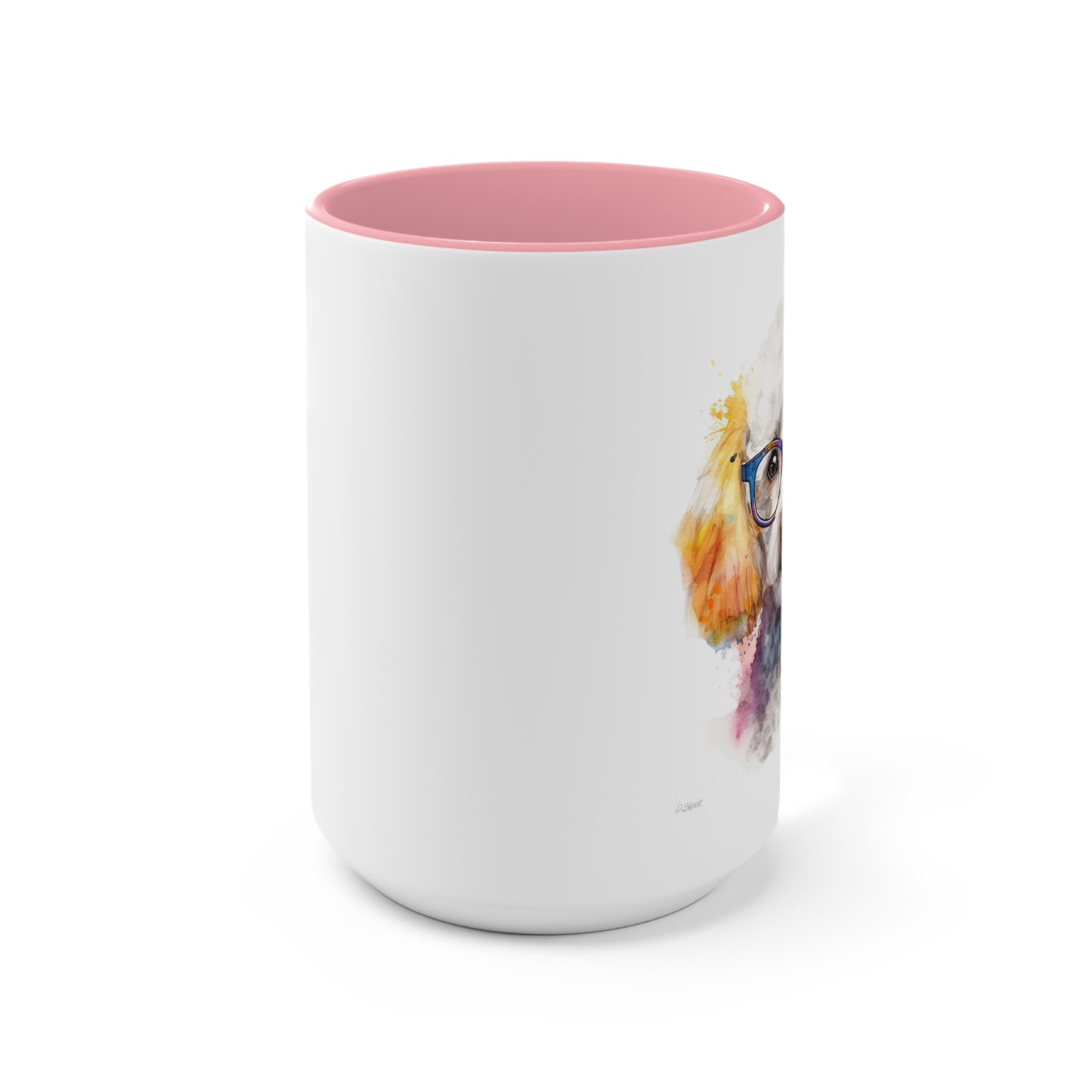 Poodle 10 Accent Mugs