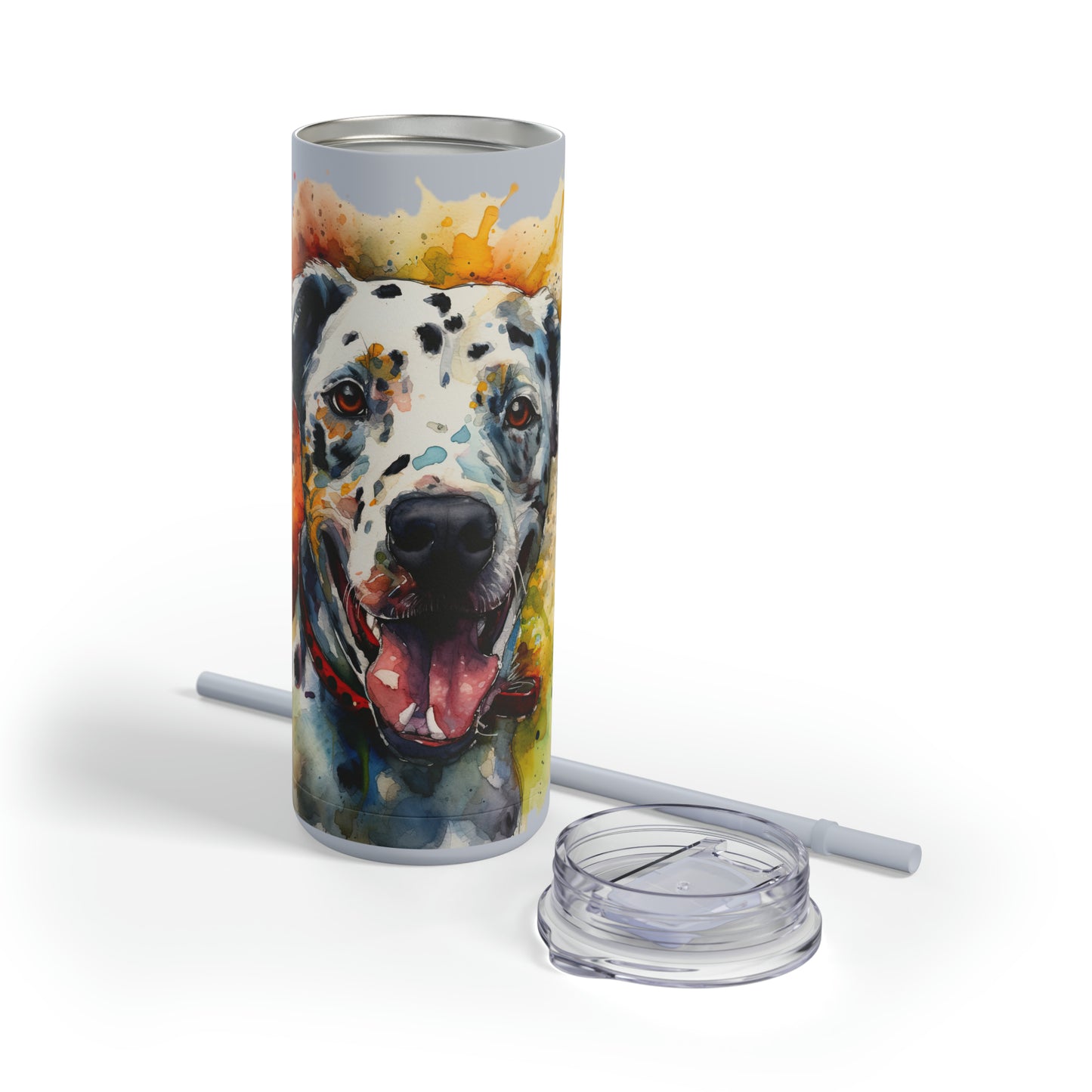 Dalmatian 2 Maars Maker Skinny Matte Tumbler, 20oz