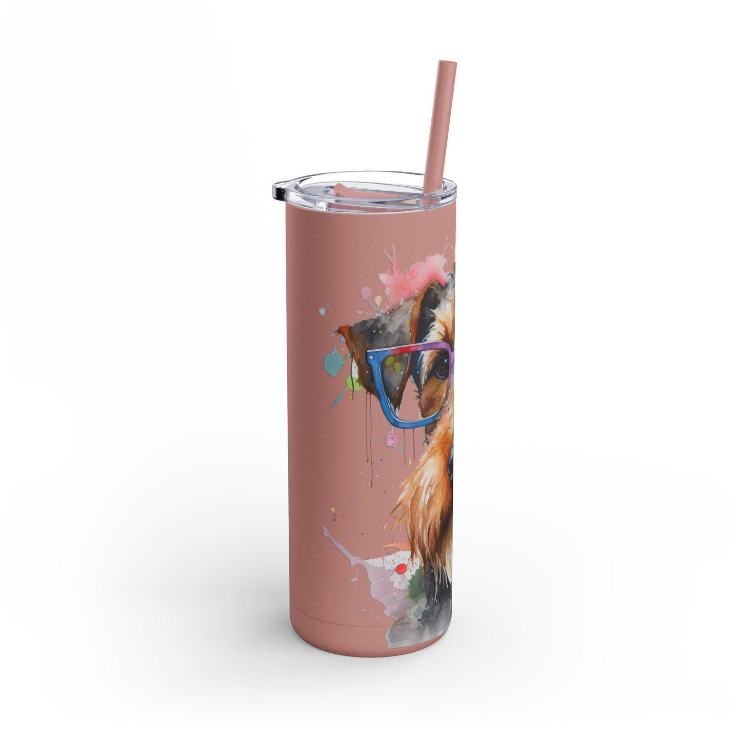 Airedale Terrier 6 Maars Maker Skinny Matte Tumbler, 20oz