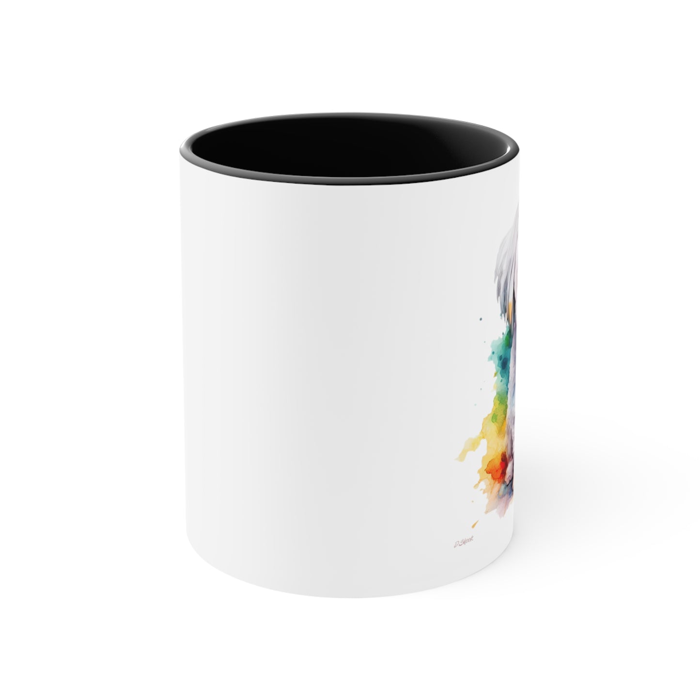 Maltese Dog 3 Accent Mugs