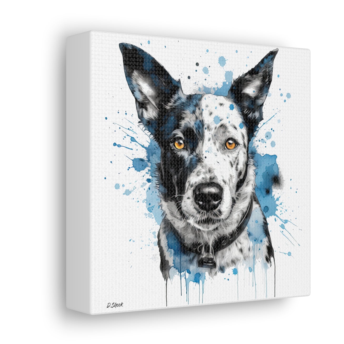Blue Heeler 3 Canvas Gallery Wraps