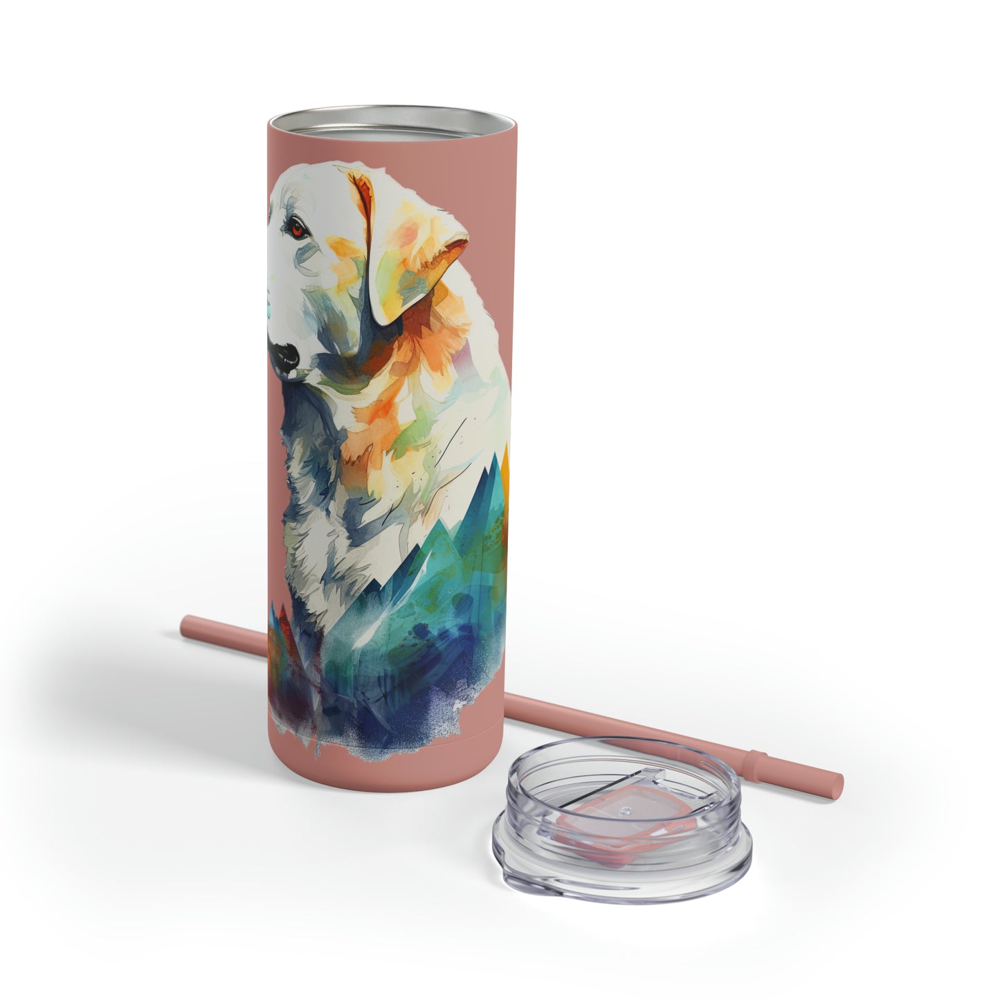 Greater Swiss Mountain Dog 5 Maars Maker Skinny Matte Tumbler, 20oz