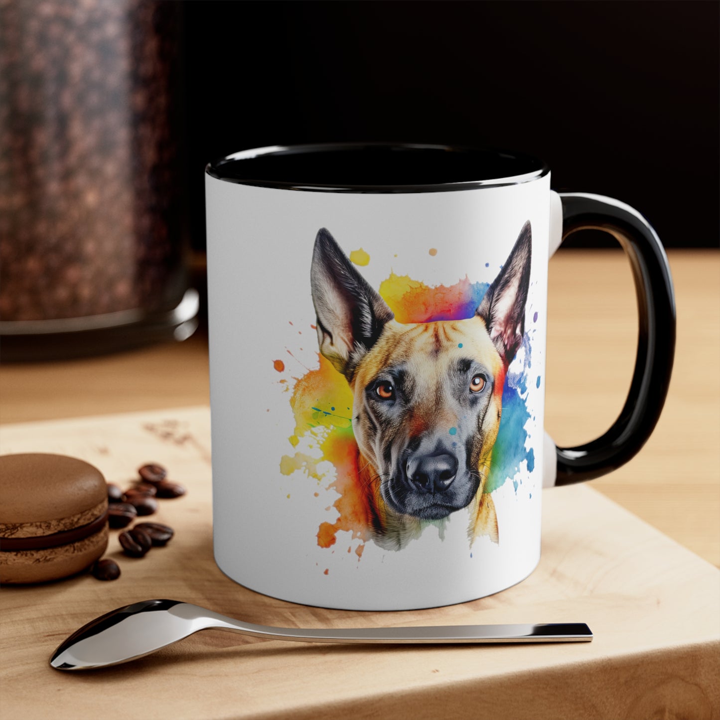Belgium Malinois 3 Accent Mugs