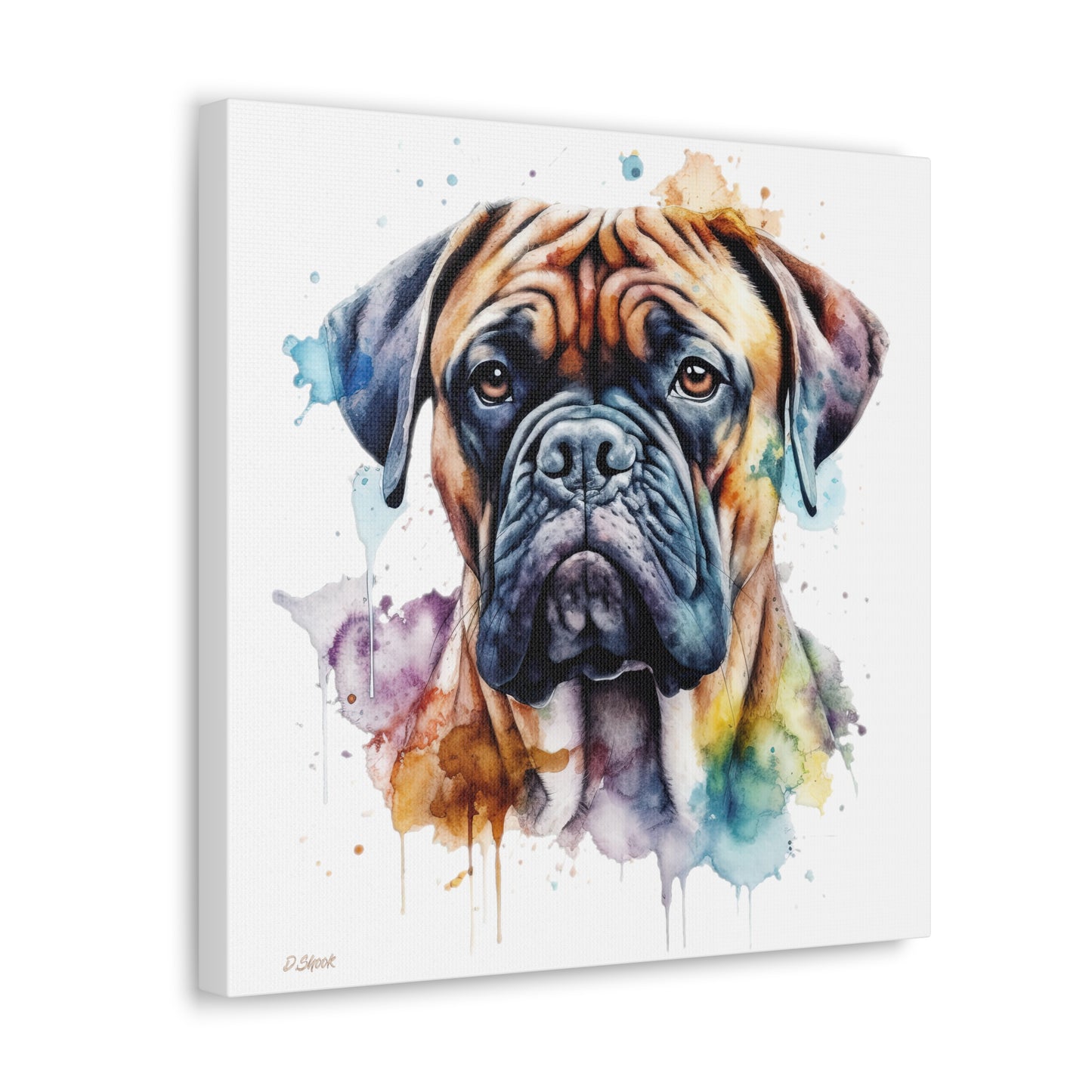Bullmastiff 1 Canvas Gallery Wraps