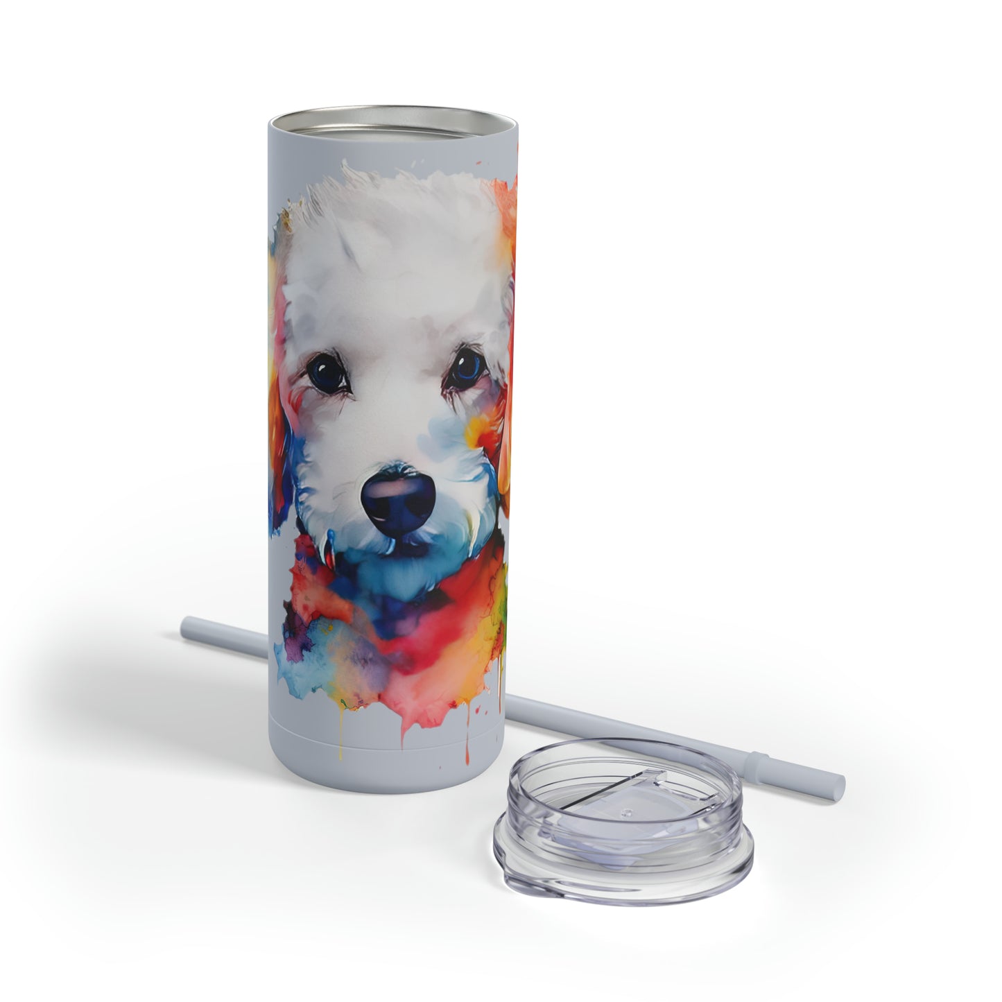 Poodle 8 Maars Maker Skinny Matte Tumbler, 20oz
