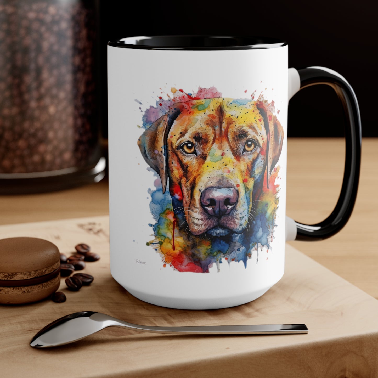 Labrador Retriever 2 Accent Mugs