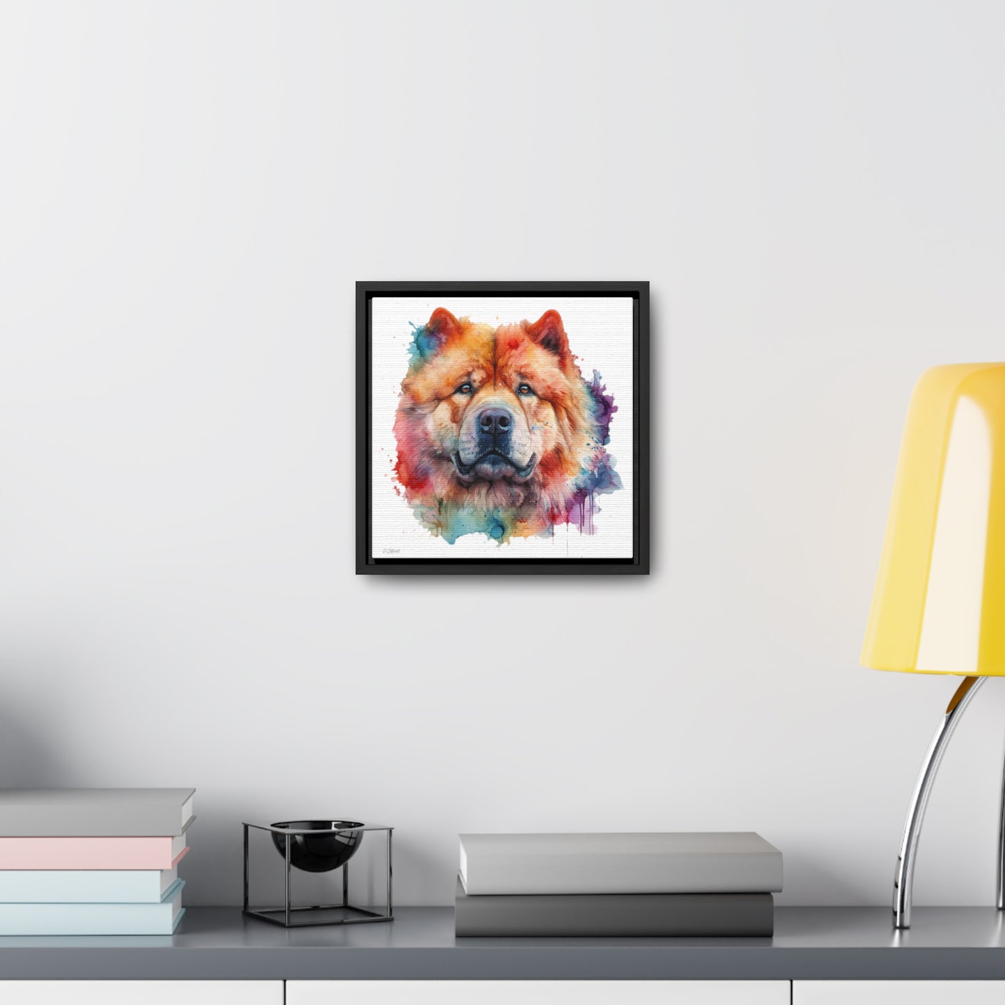 Chow Chow 2 Gallery Canvas Wraps, Square Frame
