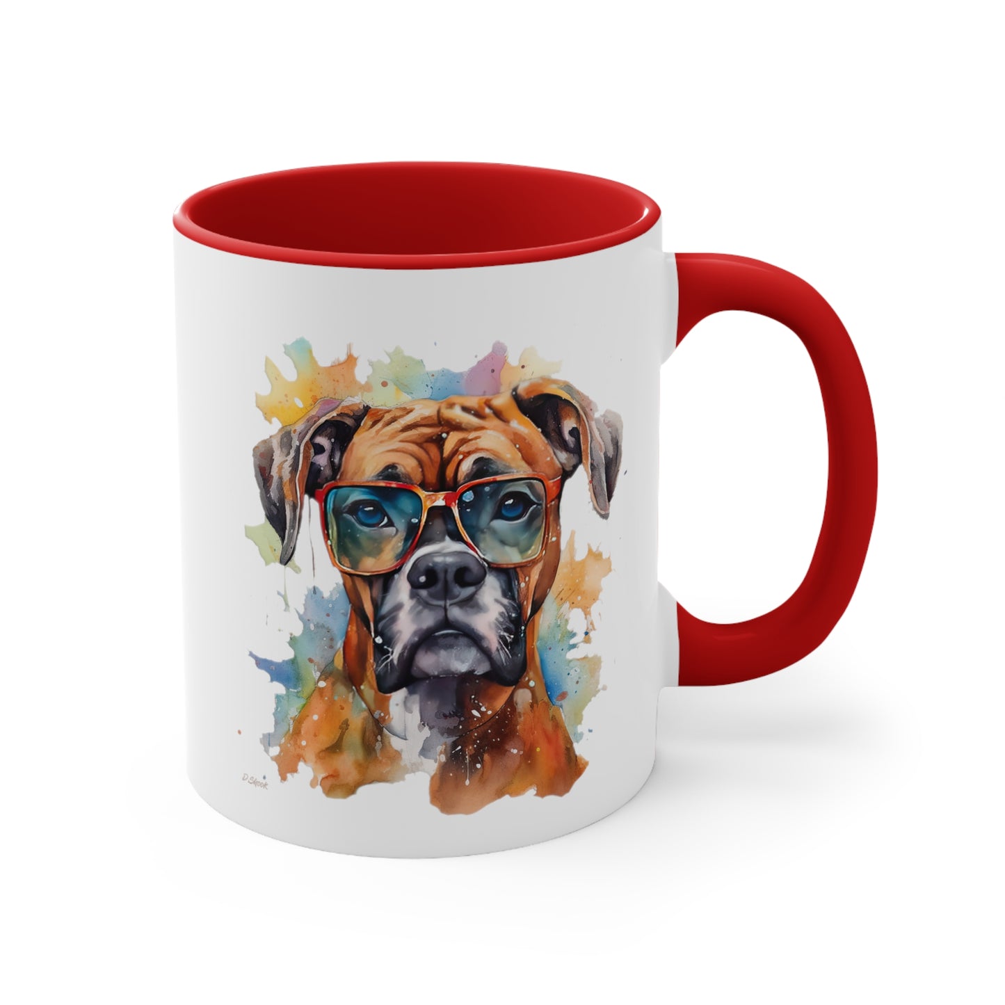 Boxer 4 Accent Mugs