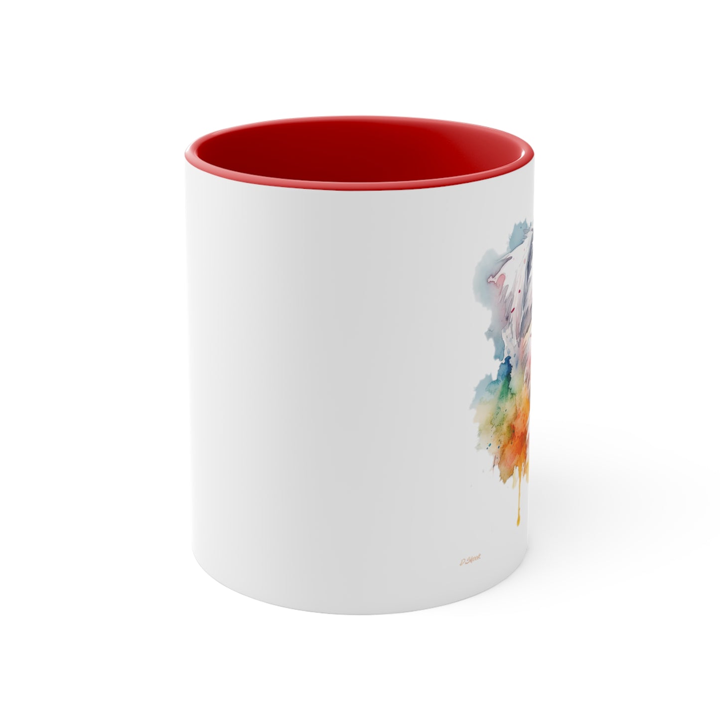 Maltese Dog 1 Accent Mugs