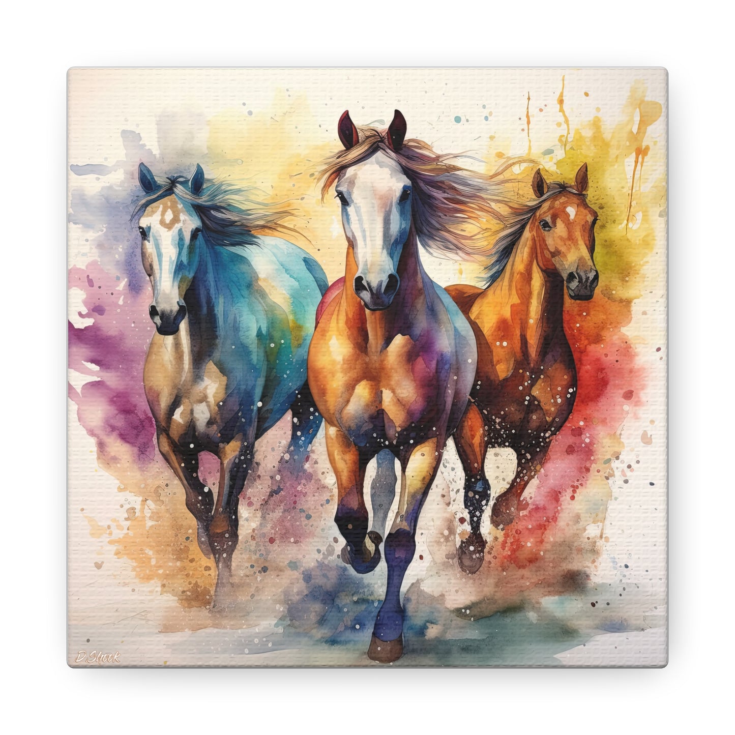 Horse Rescue 8 Canvas Gallery Wraps