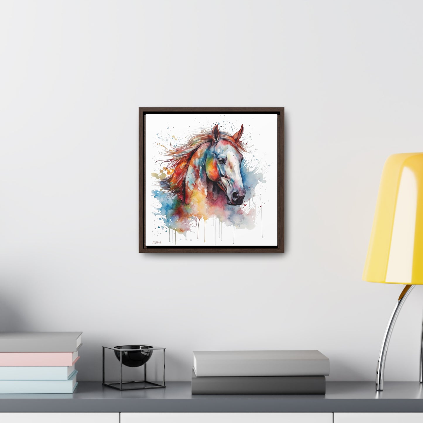 Horse Rescue 12 Gallery Canvas Wraps, Square Frame