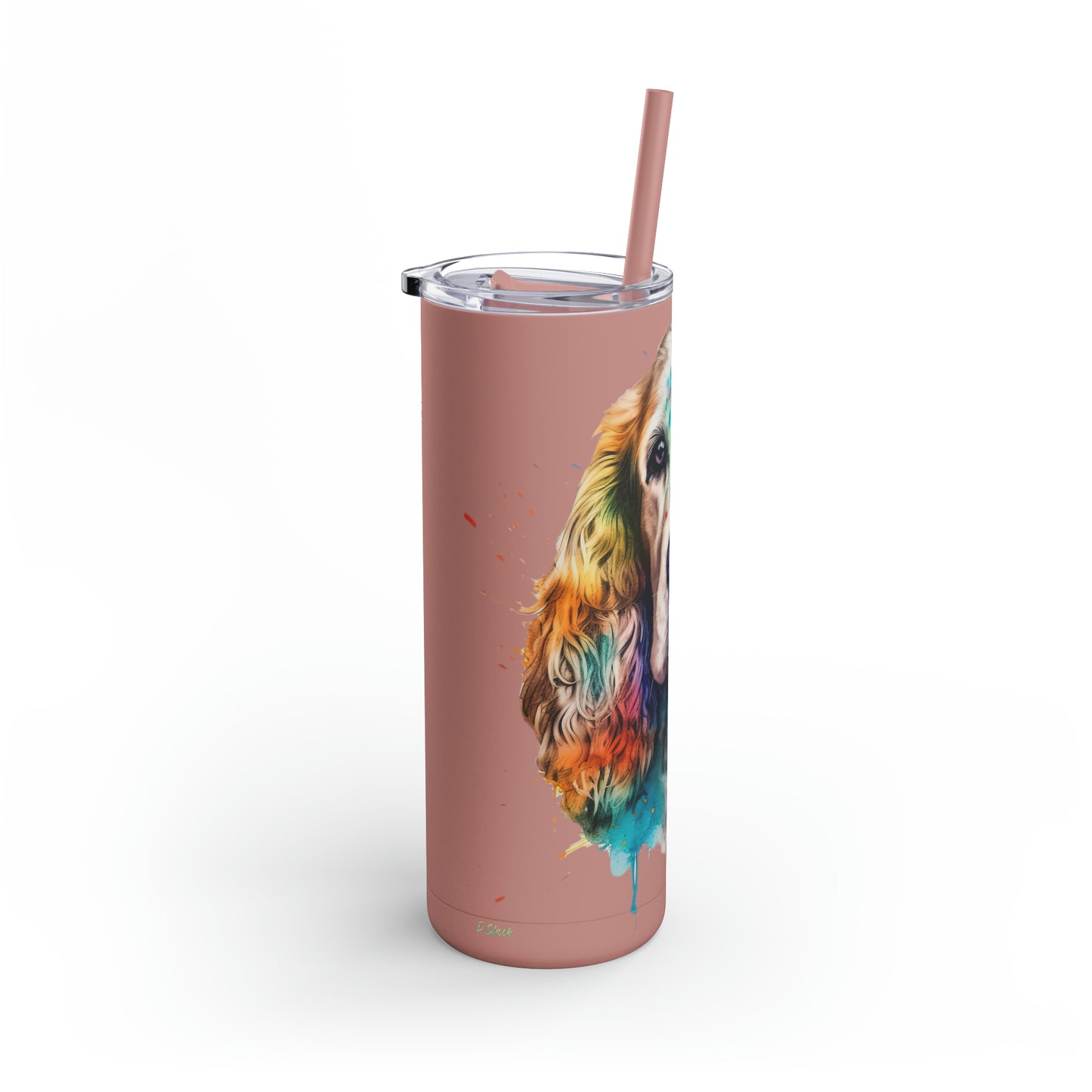 English Cocker Spaniel 2 Maars Maker Skinny Matte Tumbler, 20oz