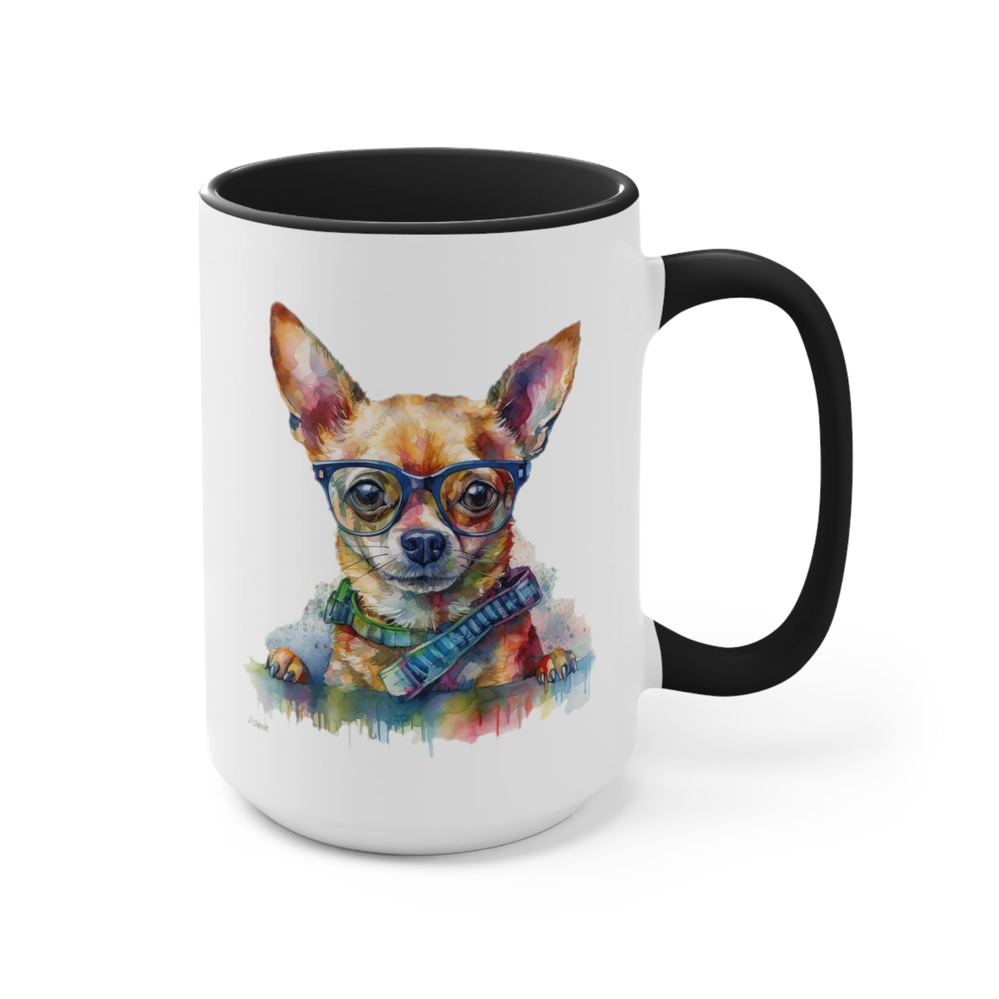 Chihuahua 4 Accent Mugs