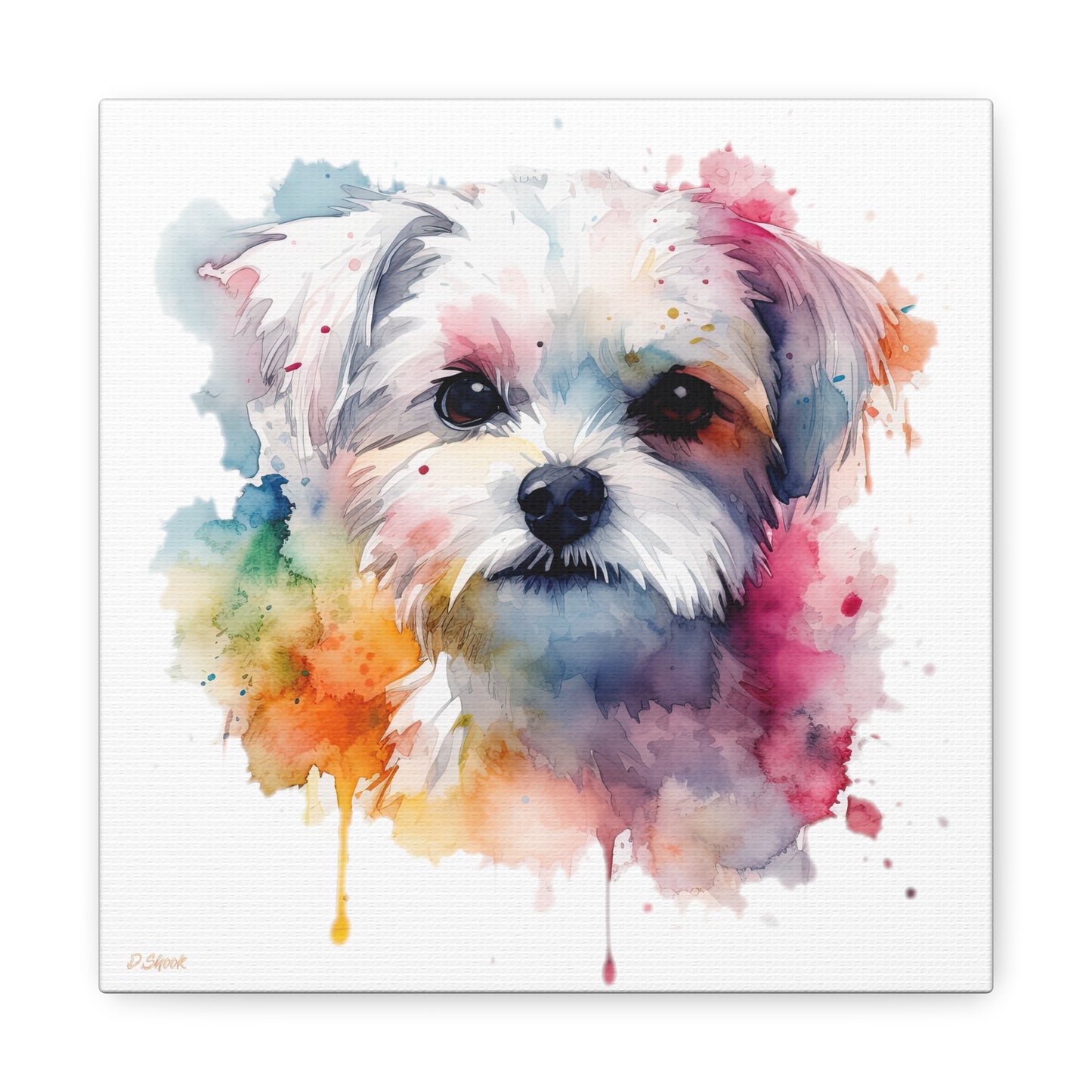 Maltese Dog 1 Canvas Gallery Wraps