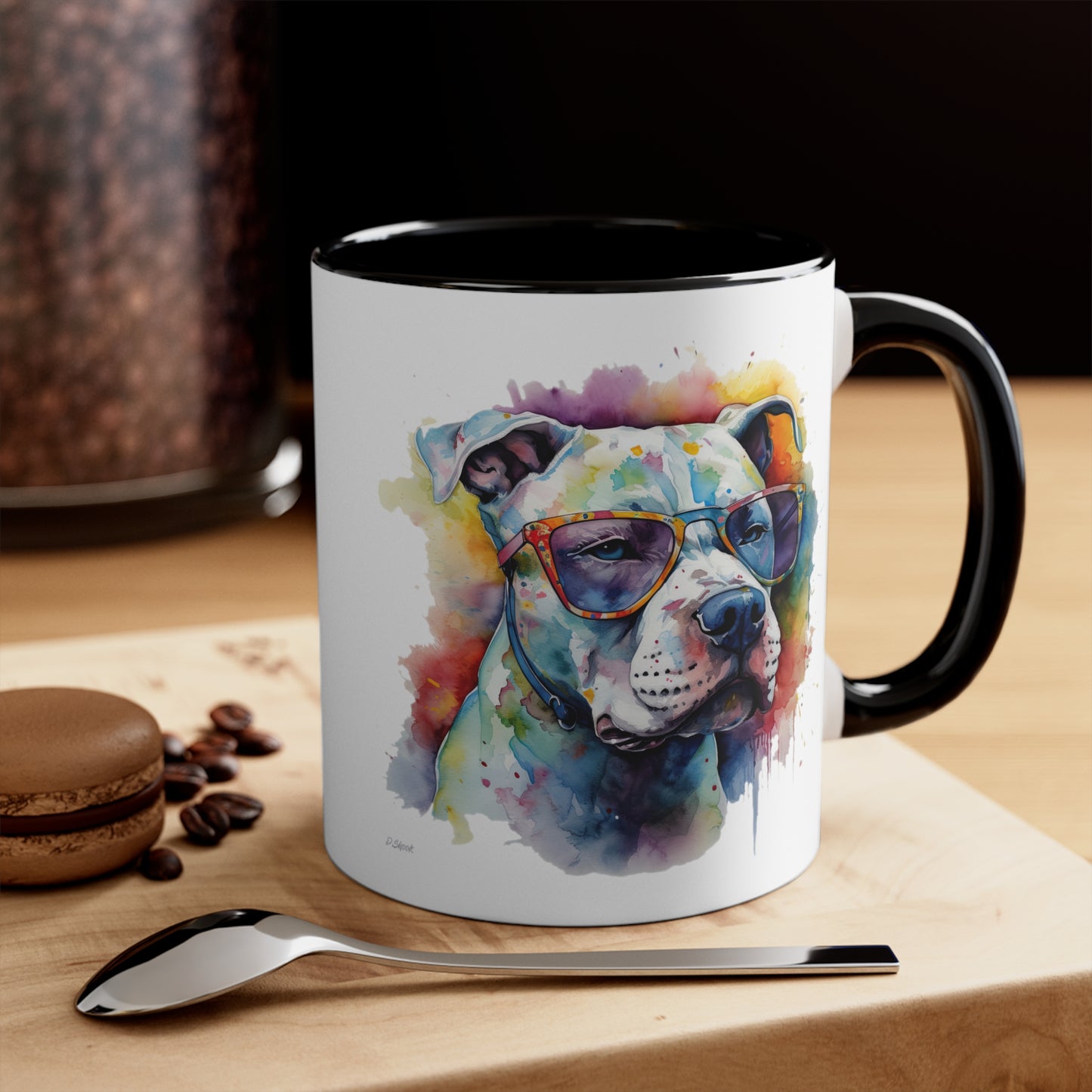 Pitbull 5 Accent Mugs