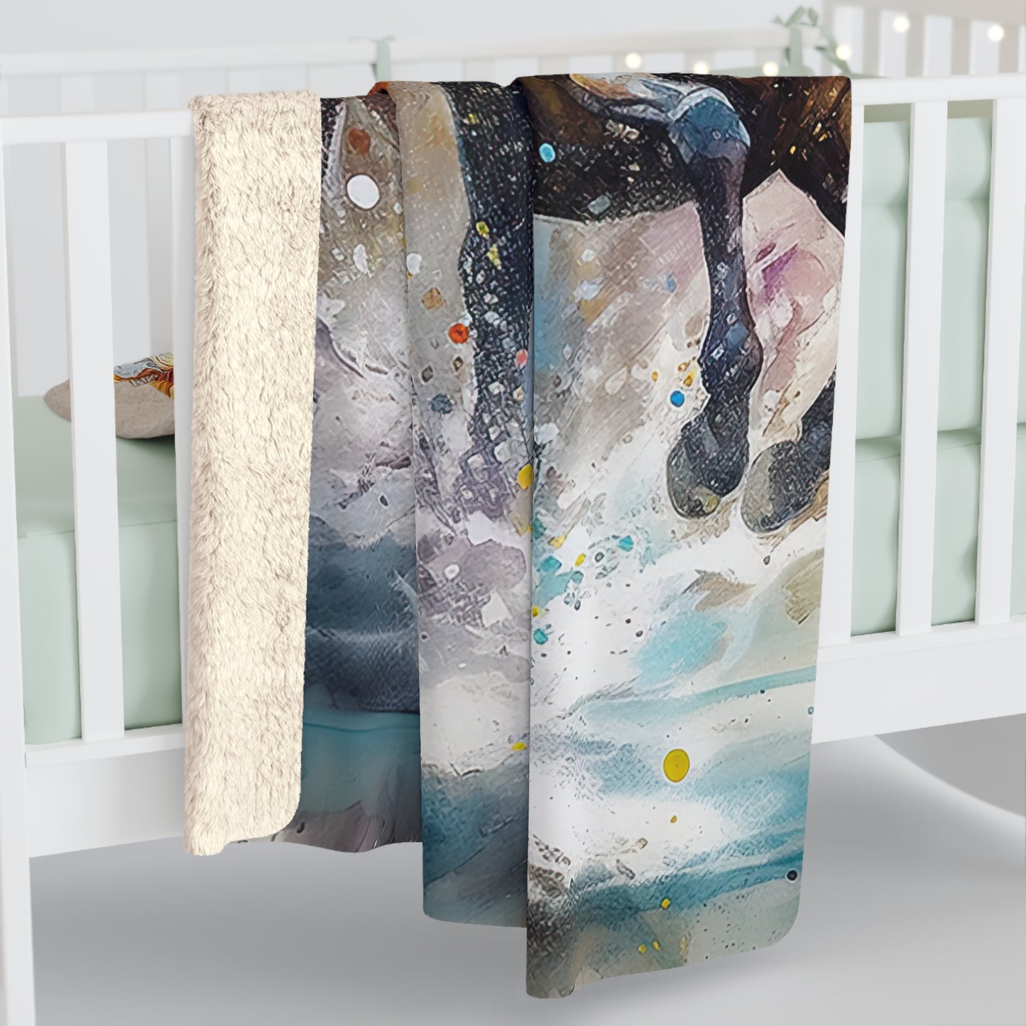 Horse Rescue 15 Sherpa Fleece Blanket