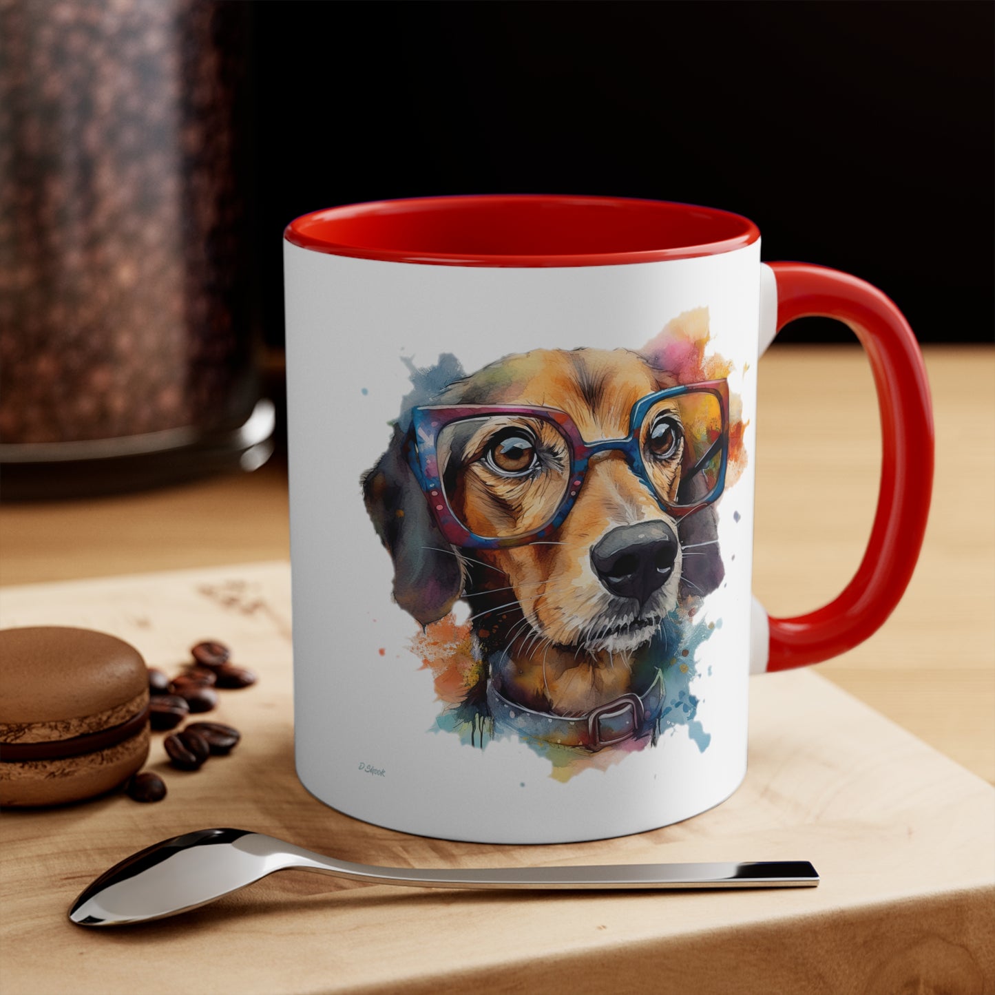 Dachshund 7 Accent Mugs